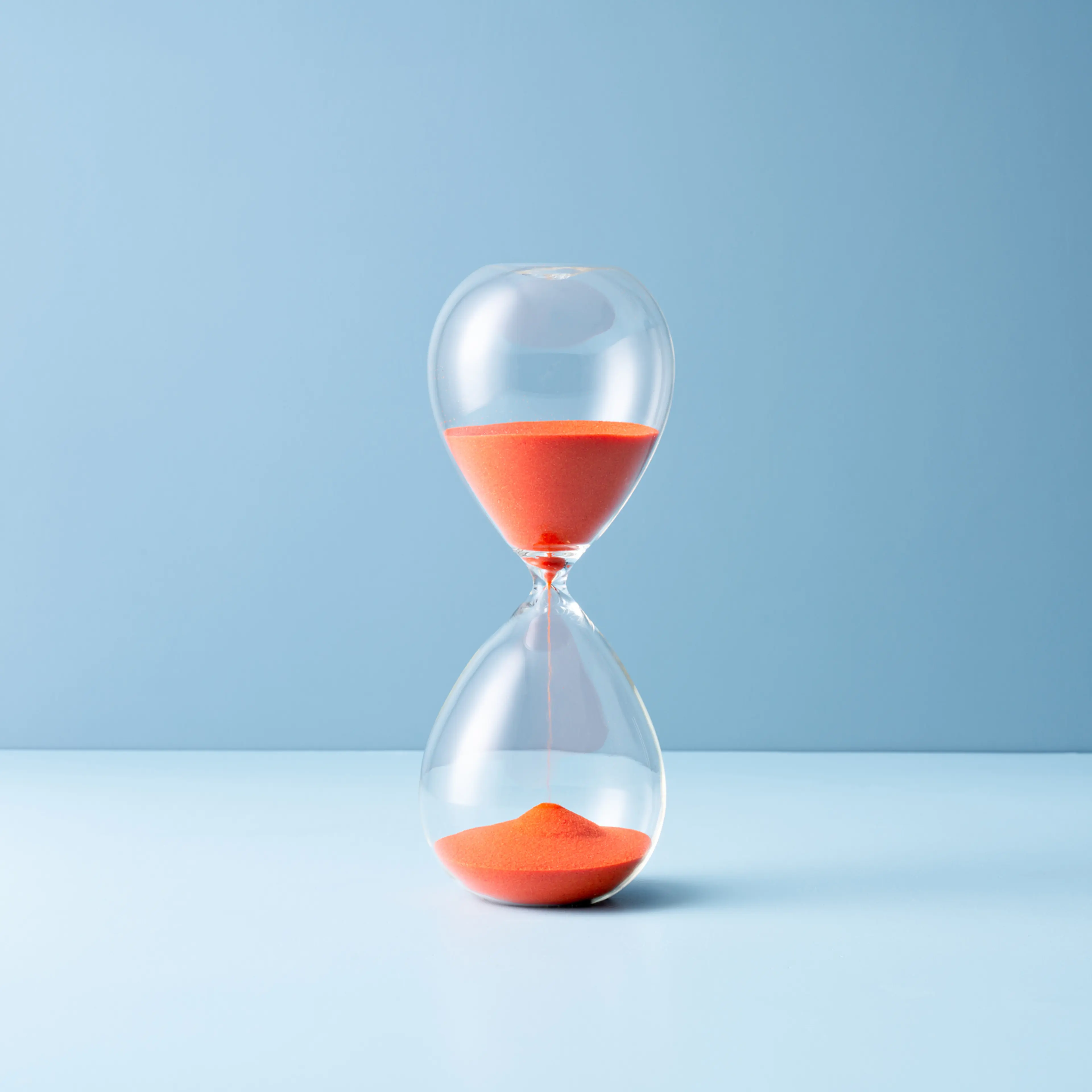 Orange Sand Hourglass