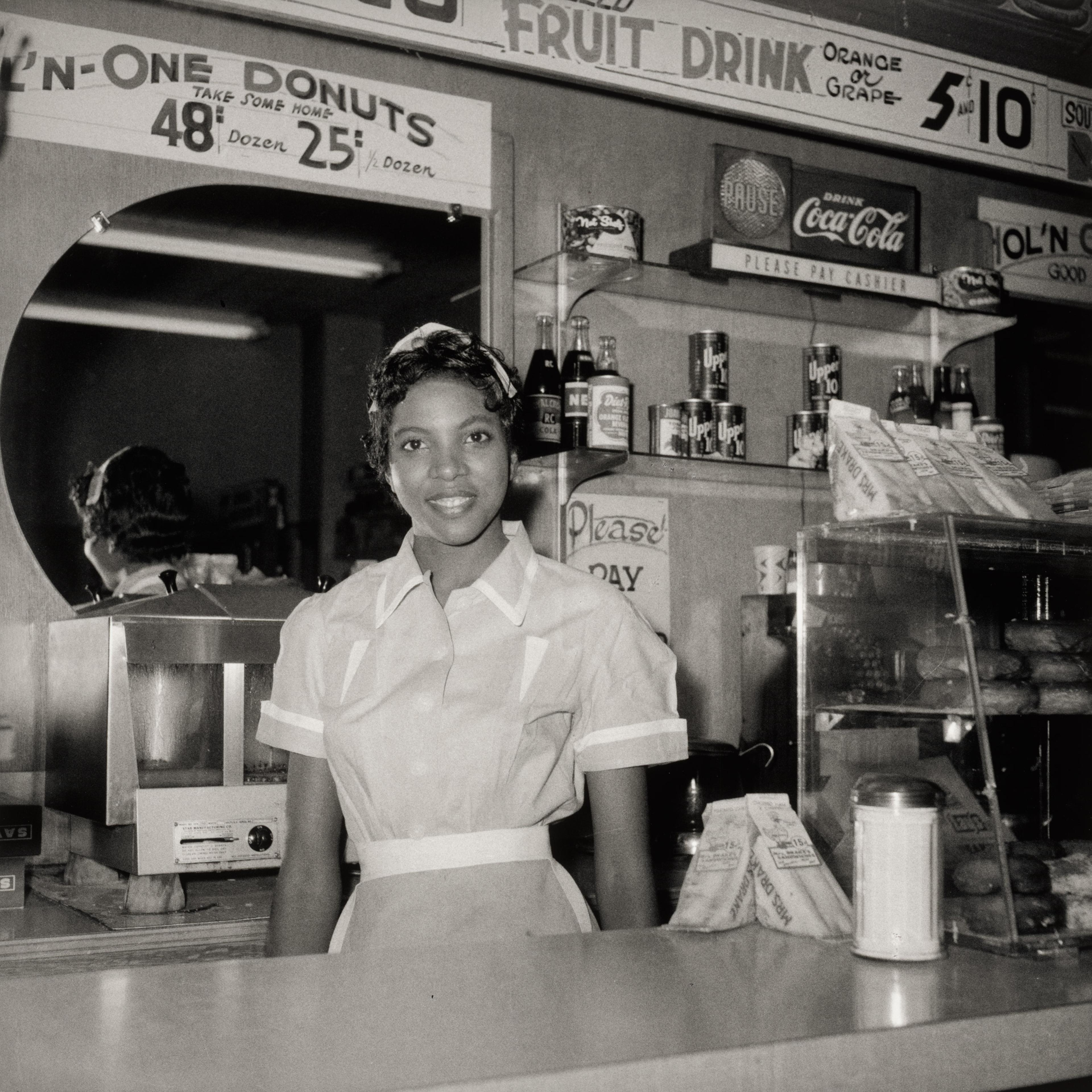 Helen Ann Smith at Harlem House, Beale St, Memphis, TN, 1950s