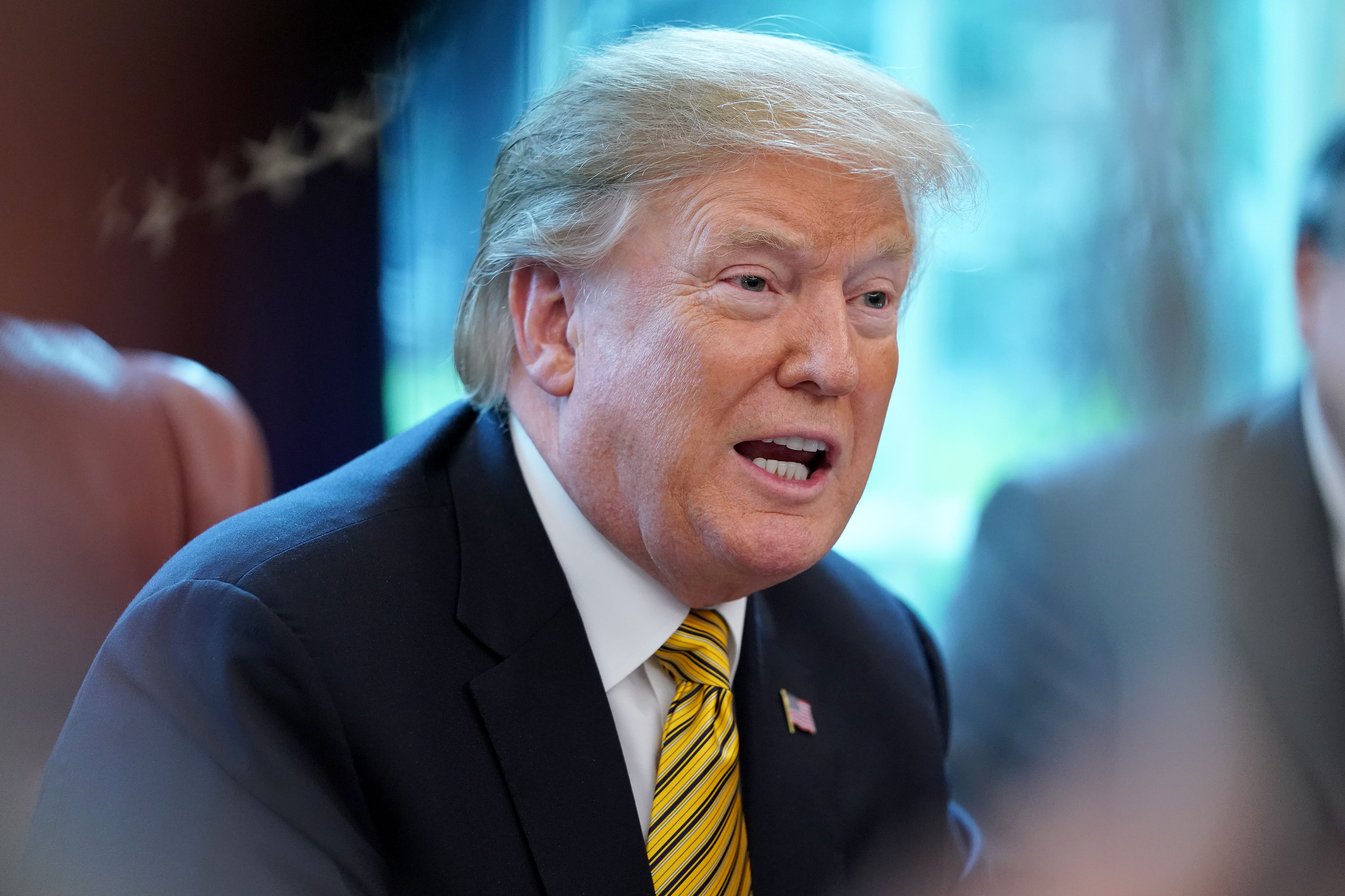 President Trump Meets With Vice Premier Of China At The White House