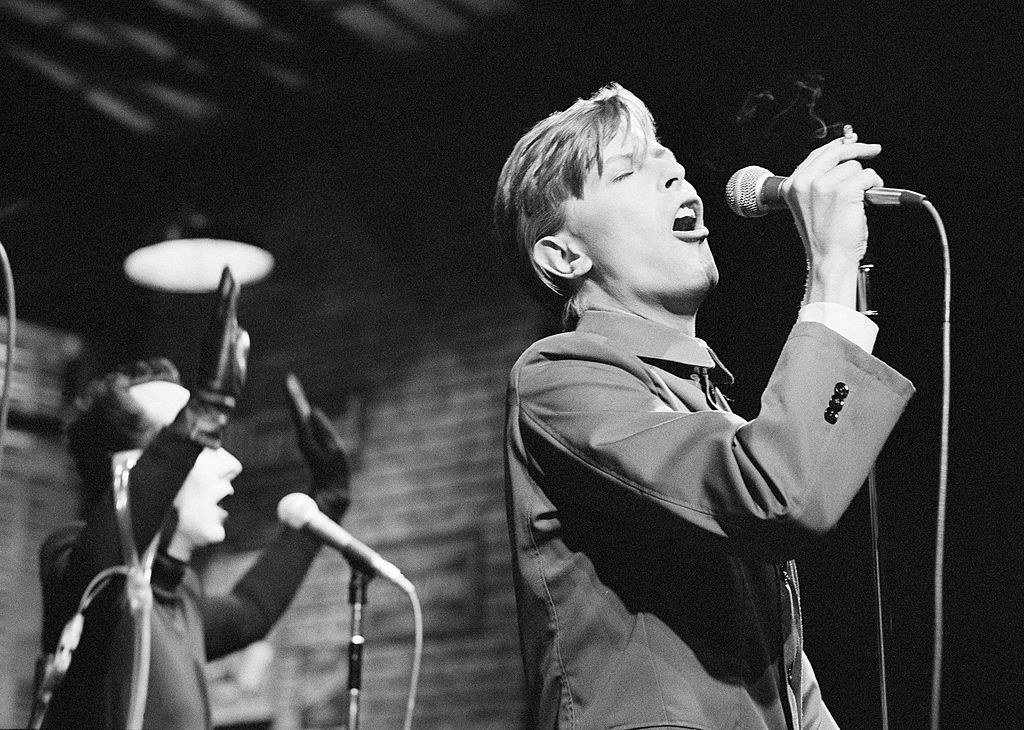 David Bowie performs on "Saturday Night Live" on Dec. 15, 1979.