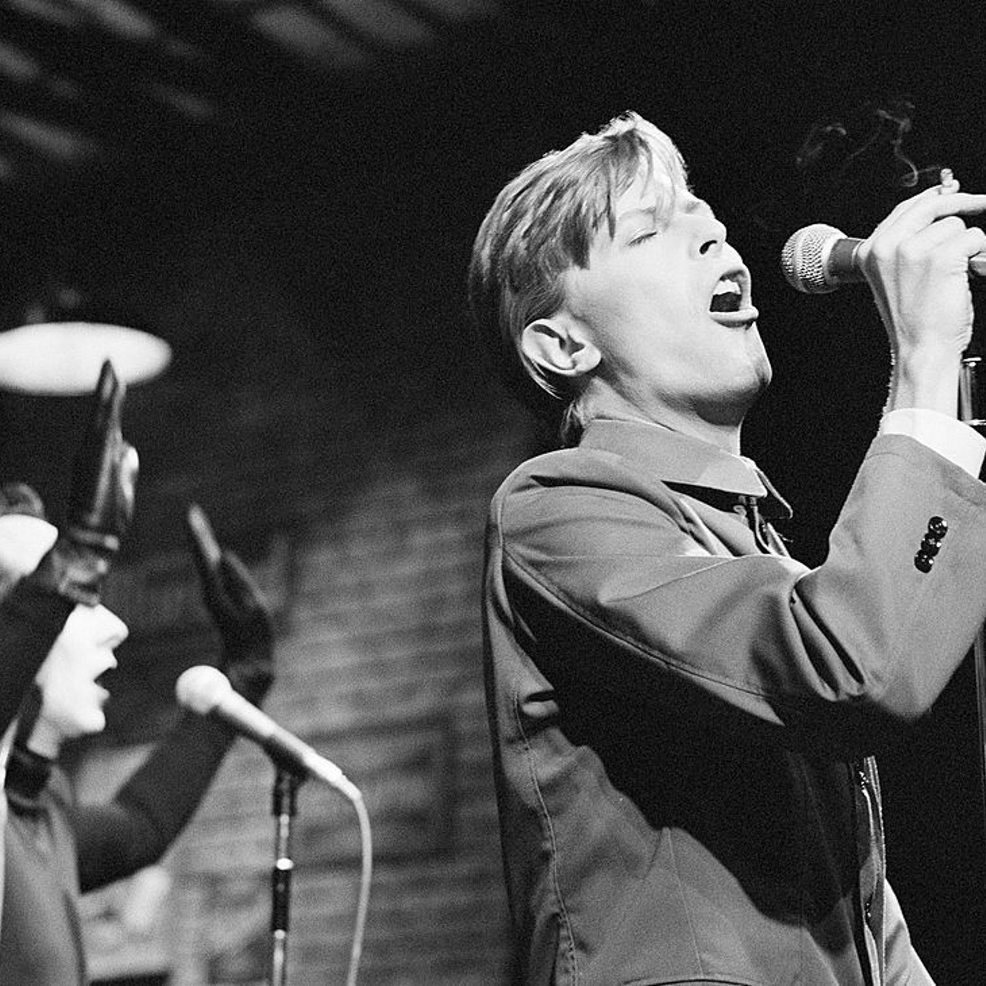 David Bowie performs on "Saturday Night Live" on Dec. 15, 1979.