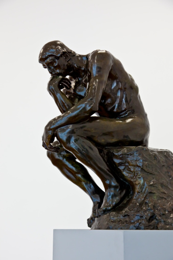 The Thinker, by Rodin