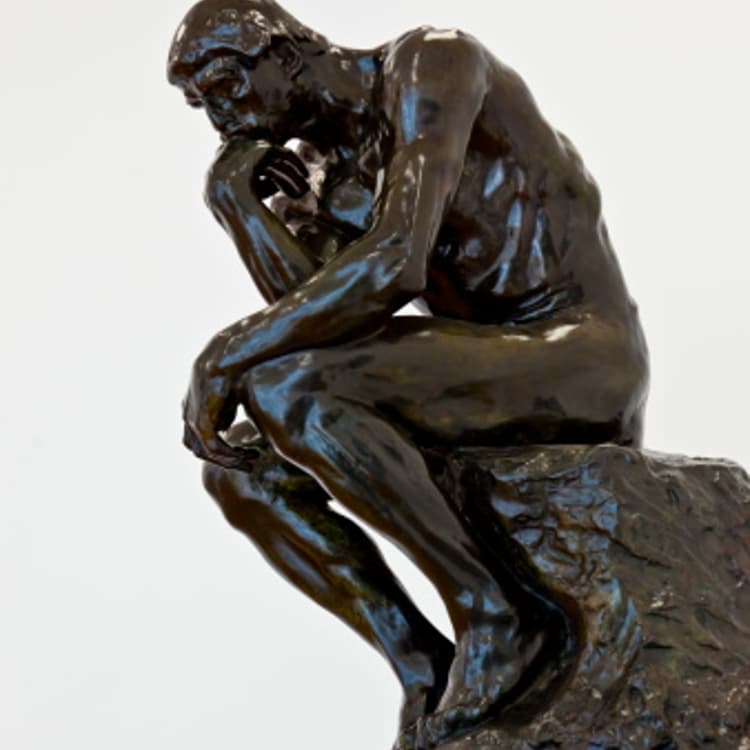 The Thinker, by Rodin