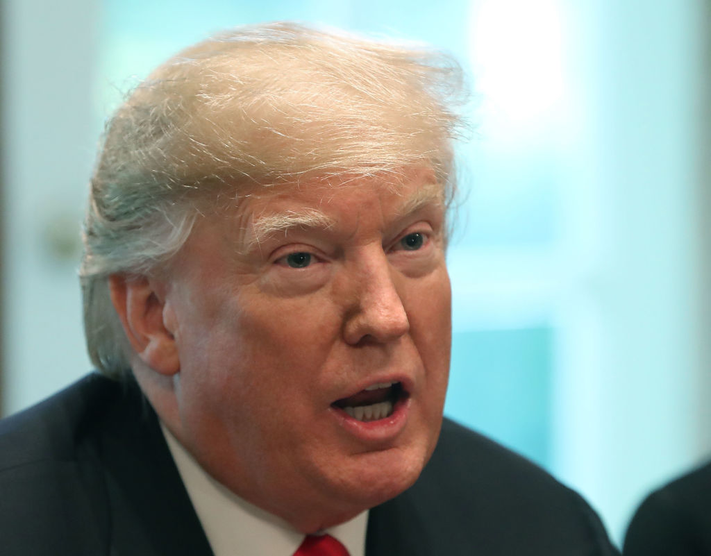 President Trump Meets With Governors-Elect In The Cabinet Room Of White House