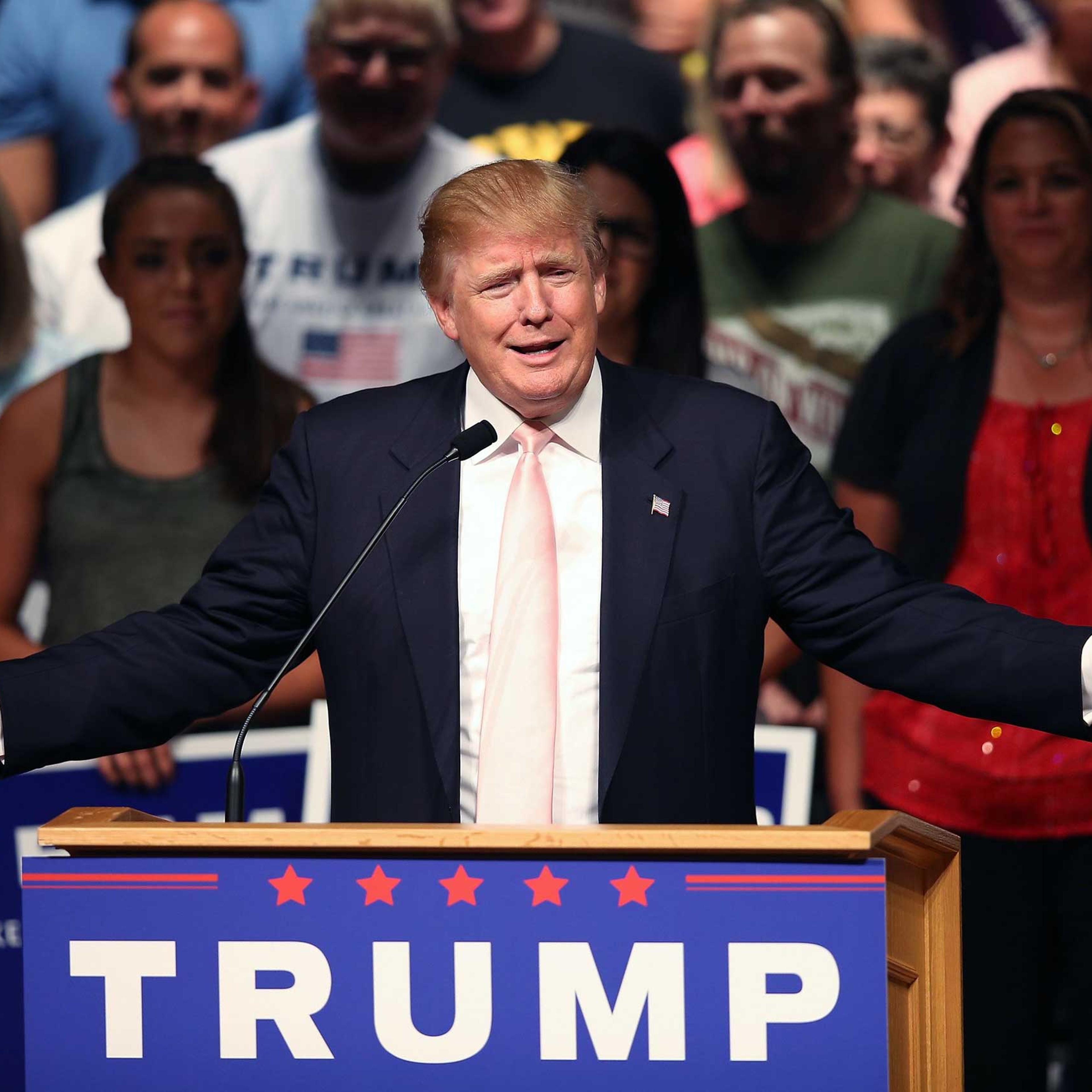 Donald Trump Holds Campaign Rally And Picnic In Iowa