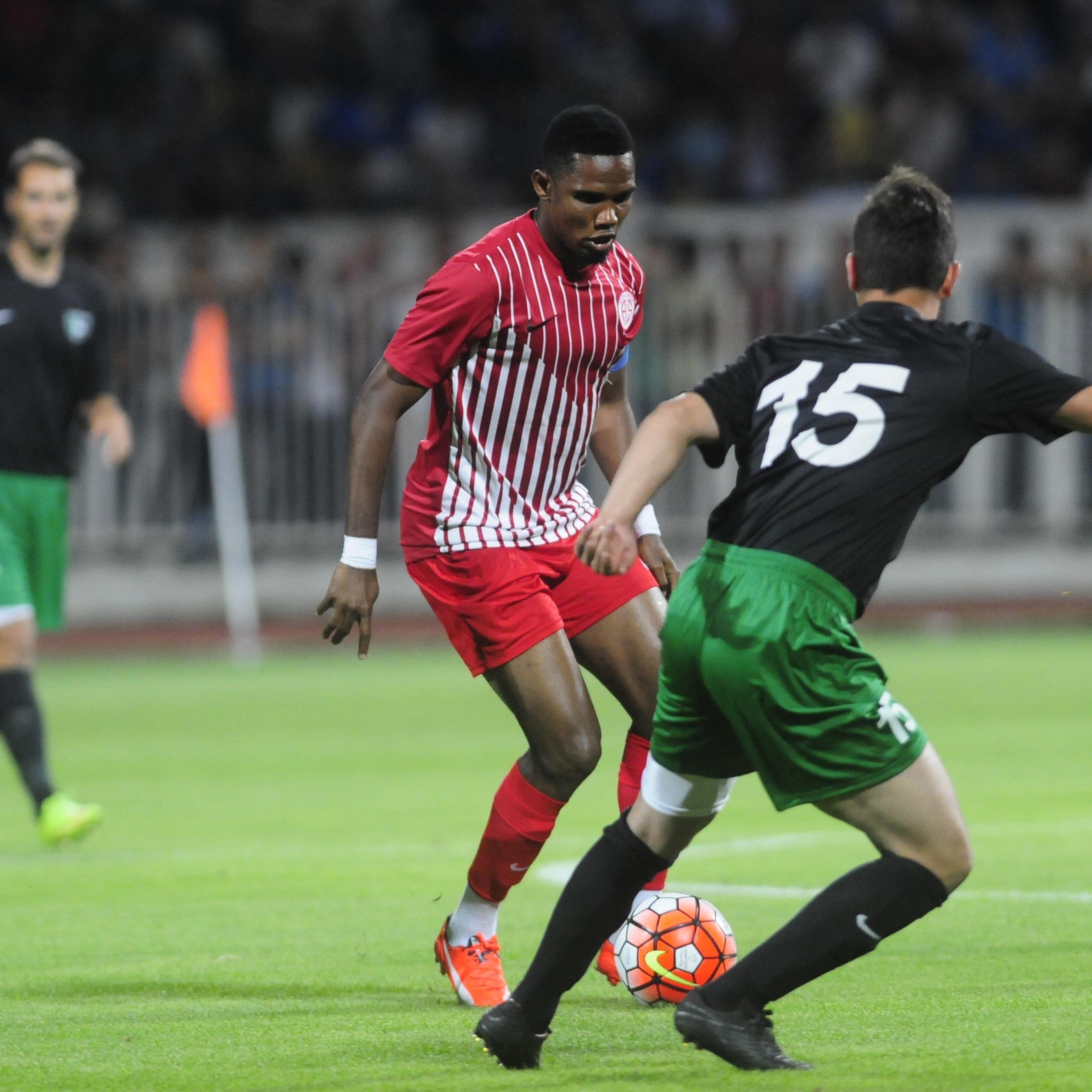 Samuel Eto'o makes his debut in Antalya