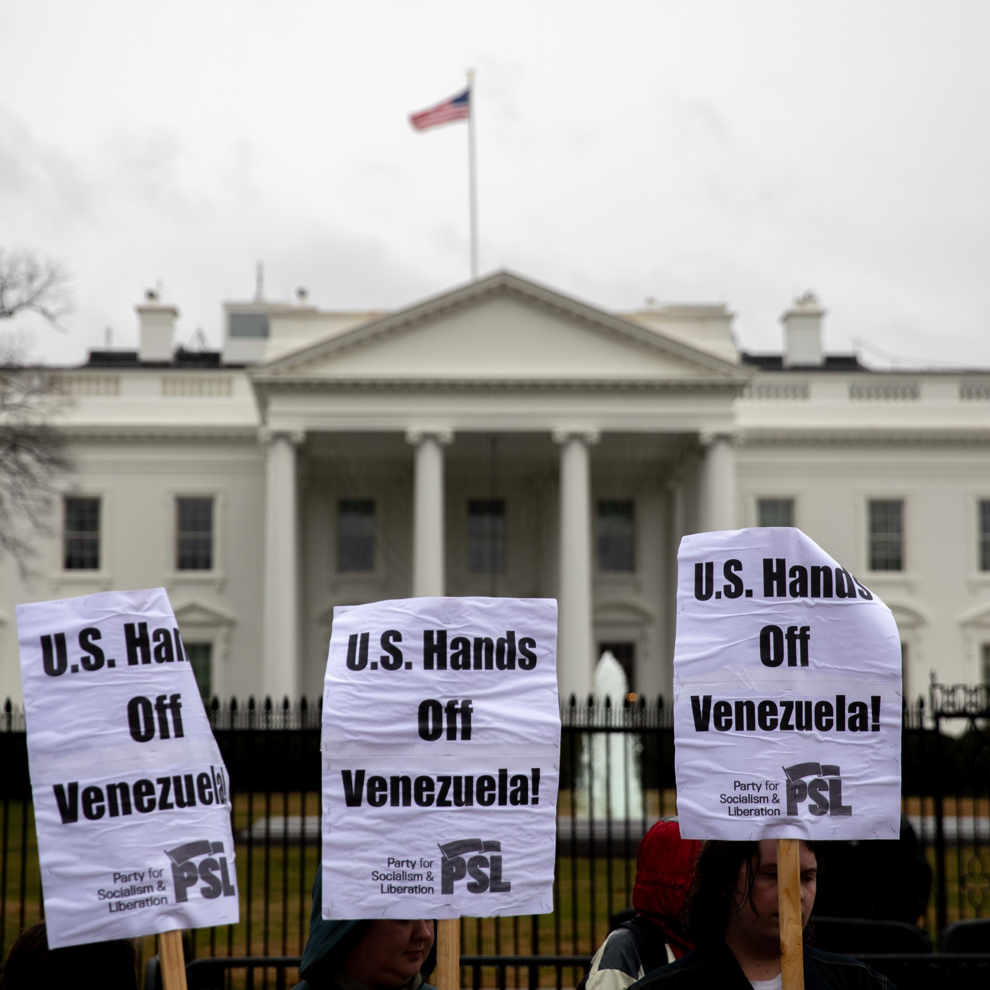 Protest in front of White House