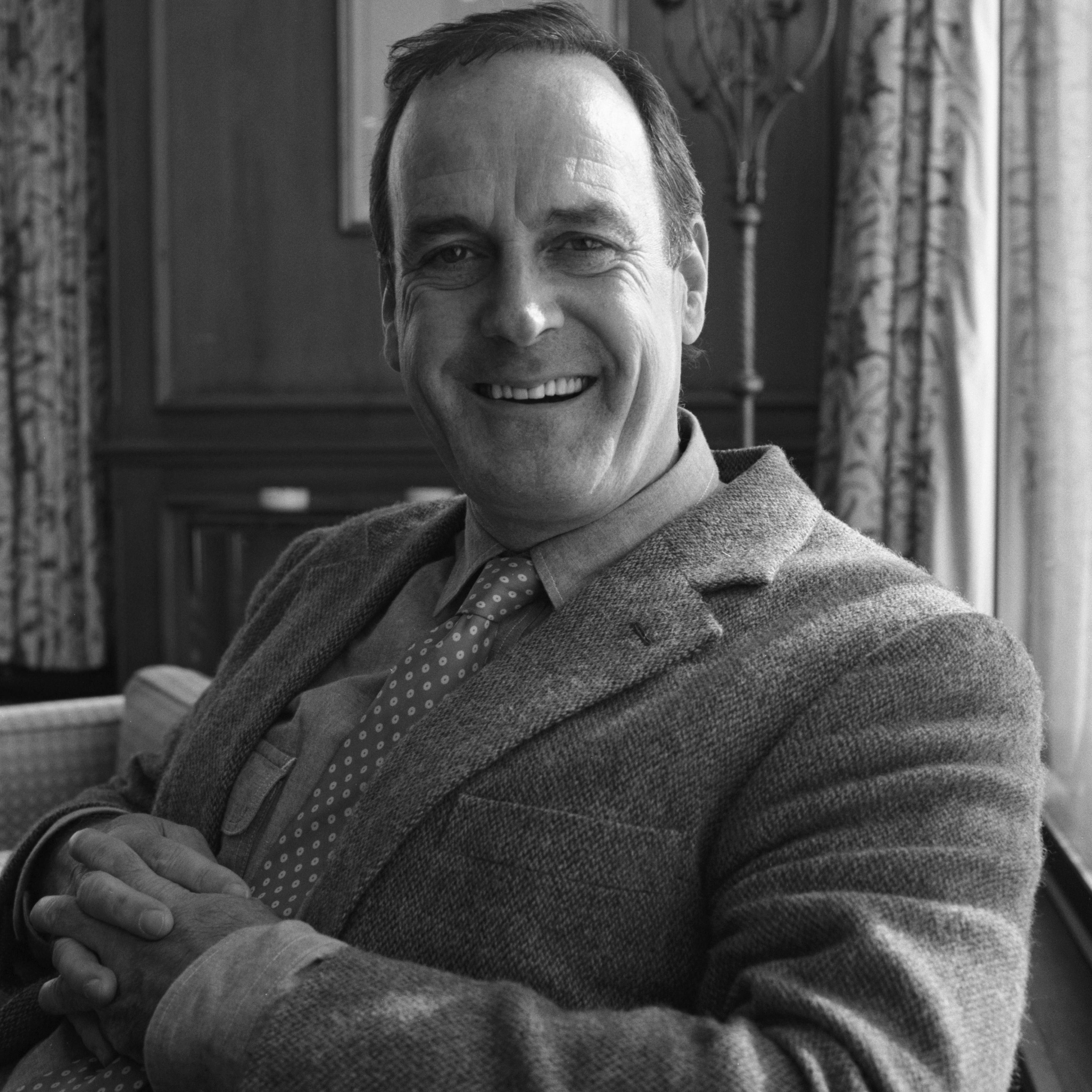 Portrait of former Monty Python actor John Cleese on October 07, 1988.