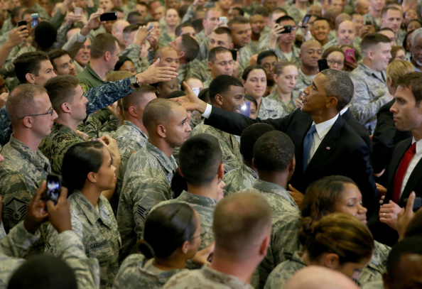 President Obama Speaks At U.S. Central Command At Macdill Air Force Base