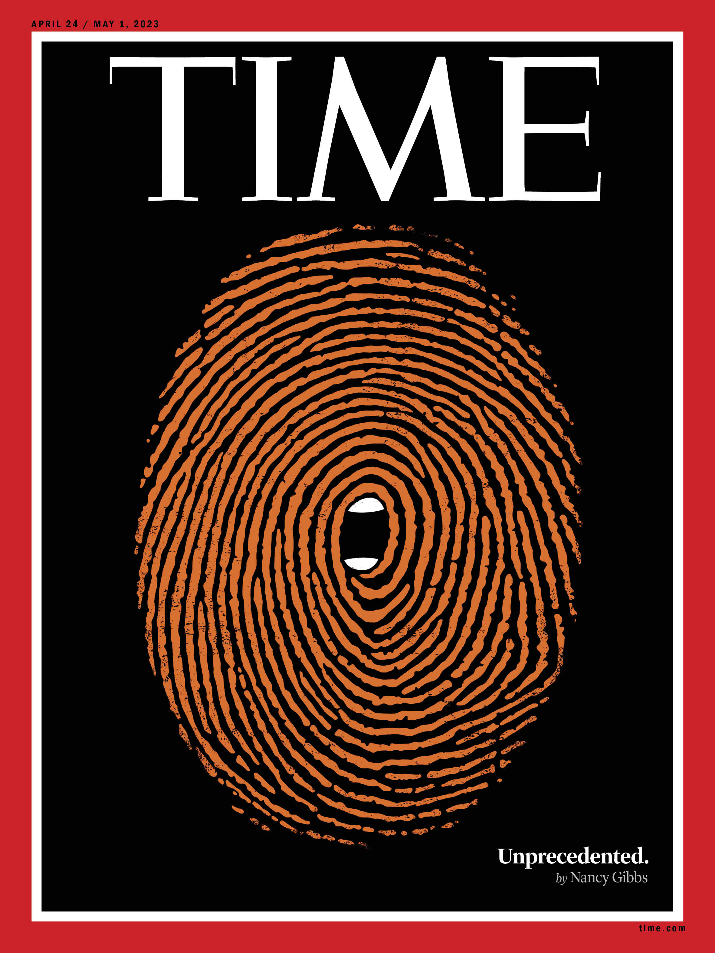 Trump Indictment Unprecedented Time Magazine cover