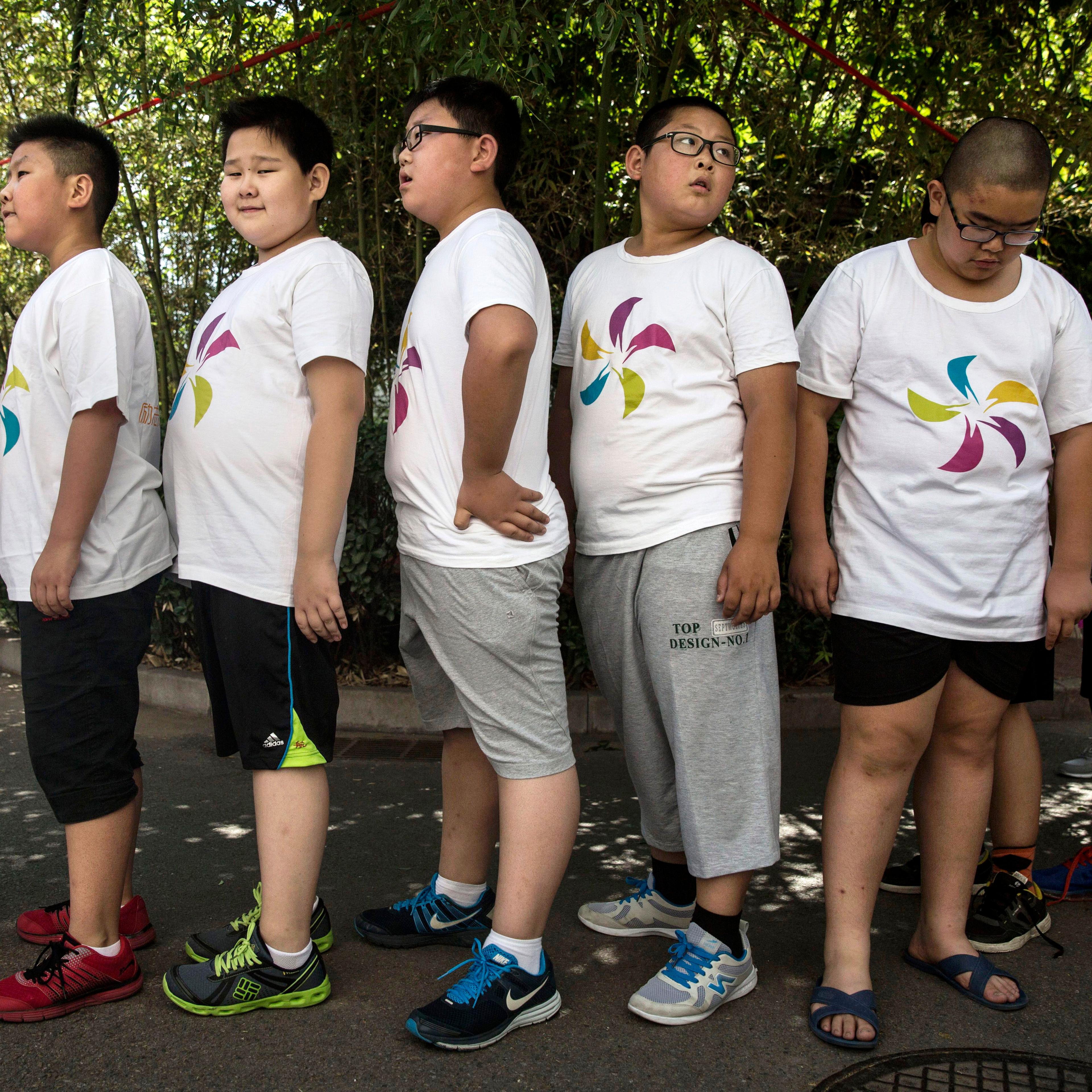 Chinese Students Attend Summer Camp For Overweight Kids