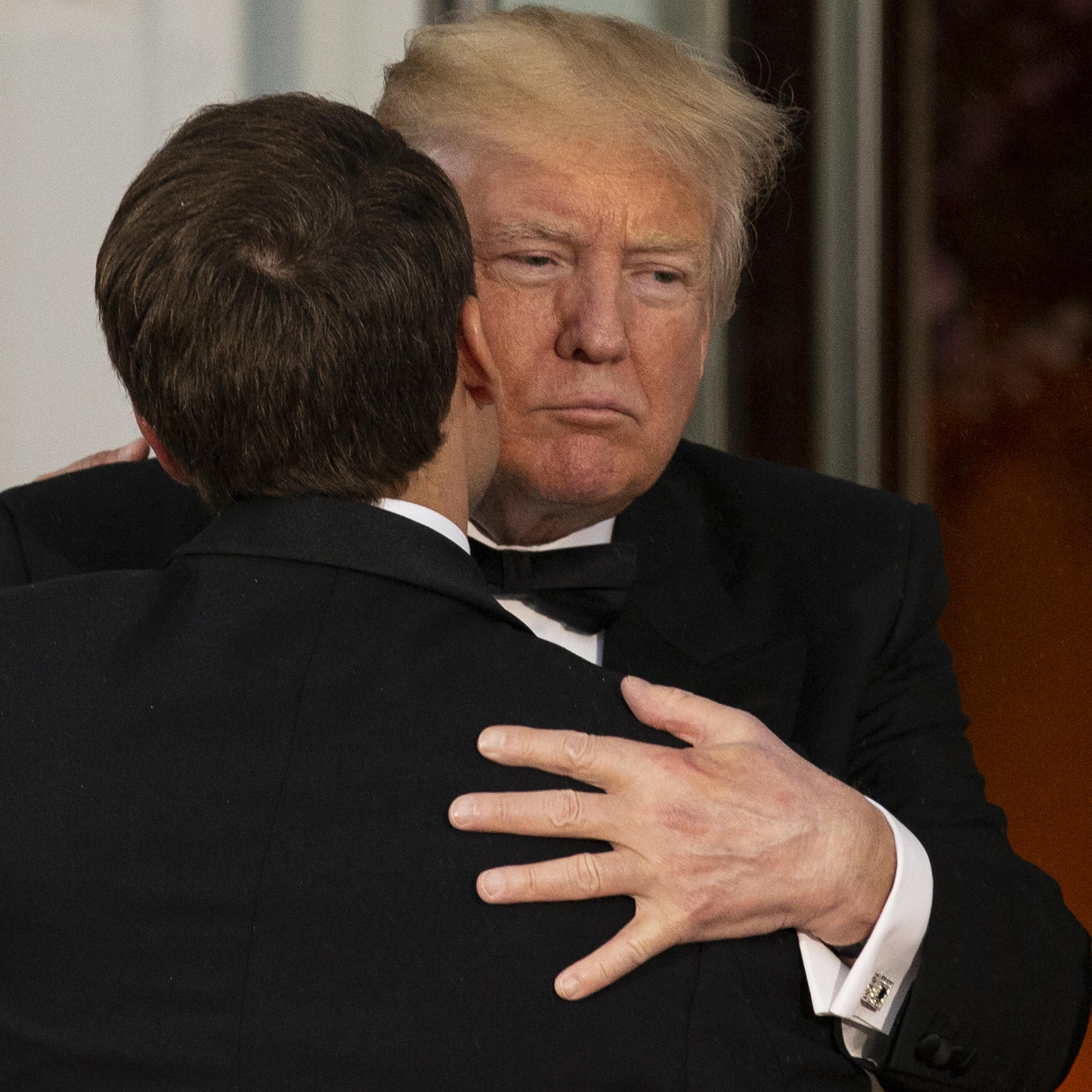 File: Trump And Macon: A Game Of One-Upmanship
