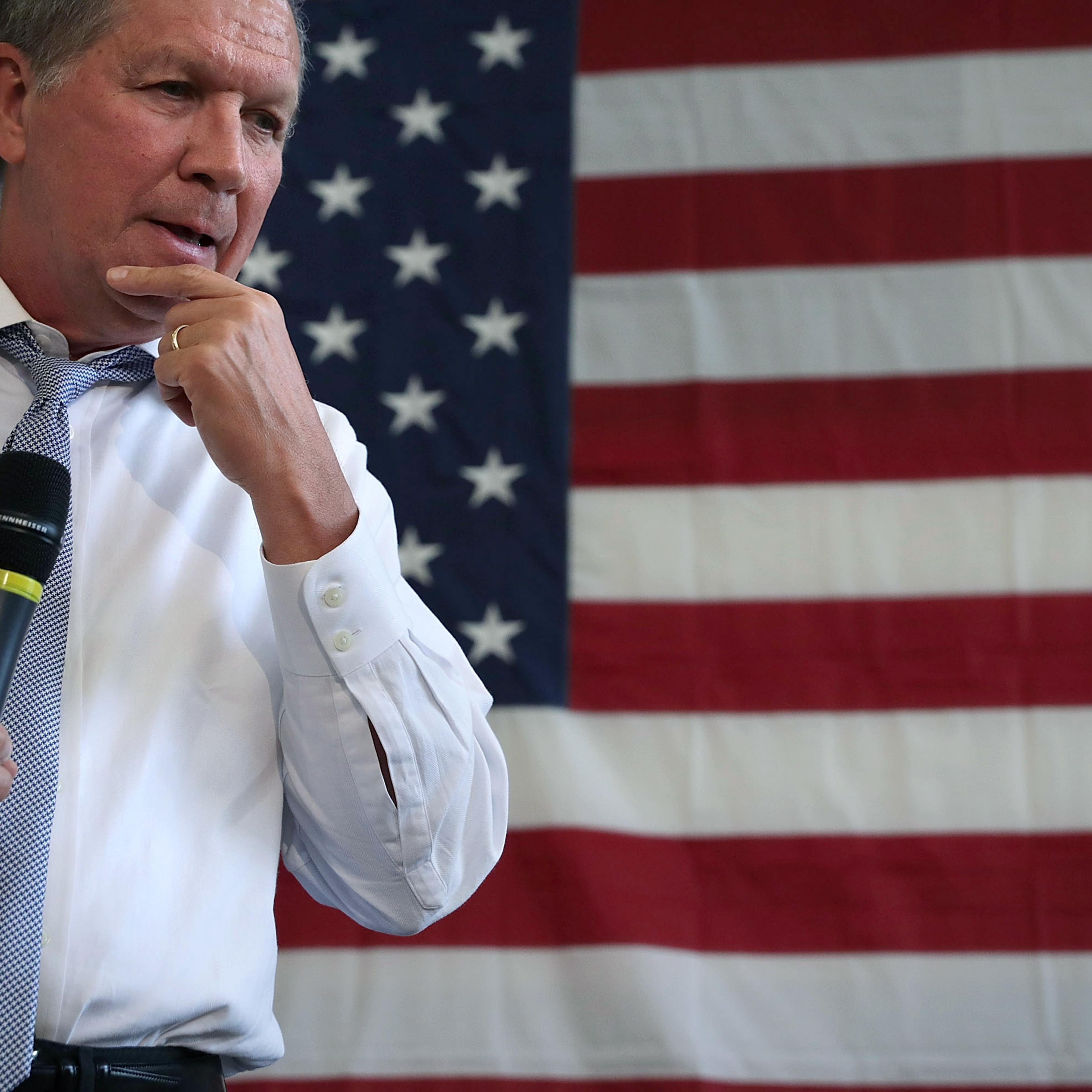 John Kasich Campaigns In Maryland Ahead Of State Primary