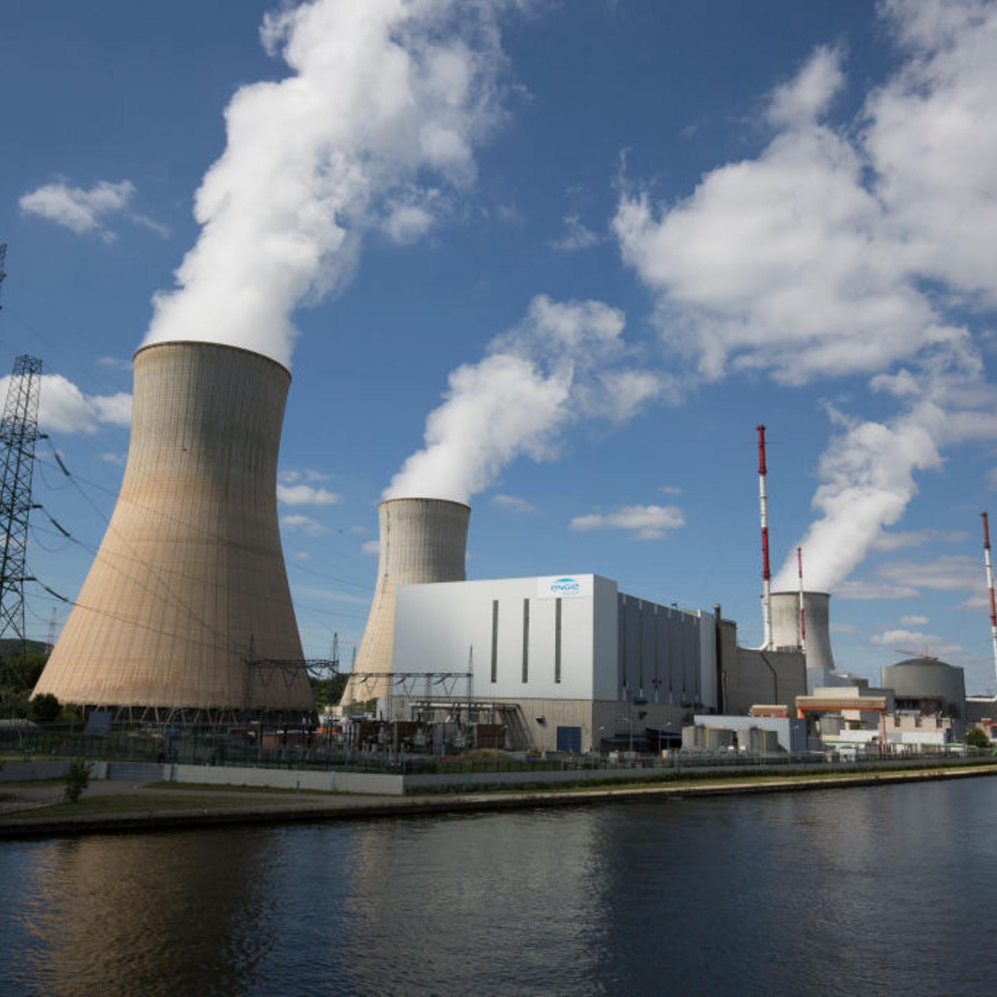 The Nuclear power station Tihange in Belgium.