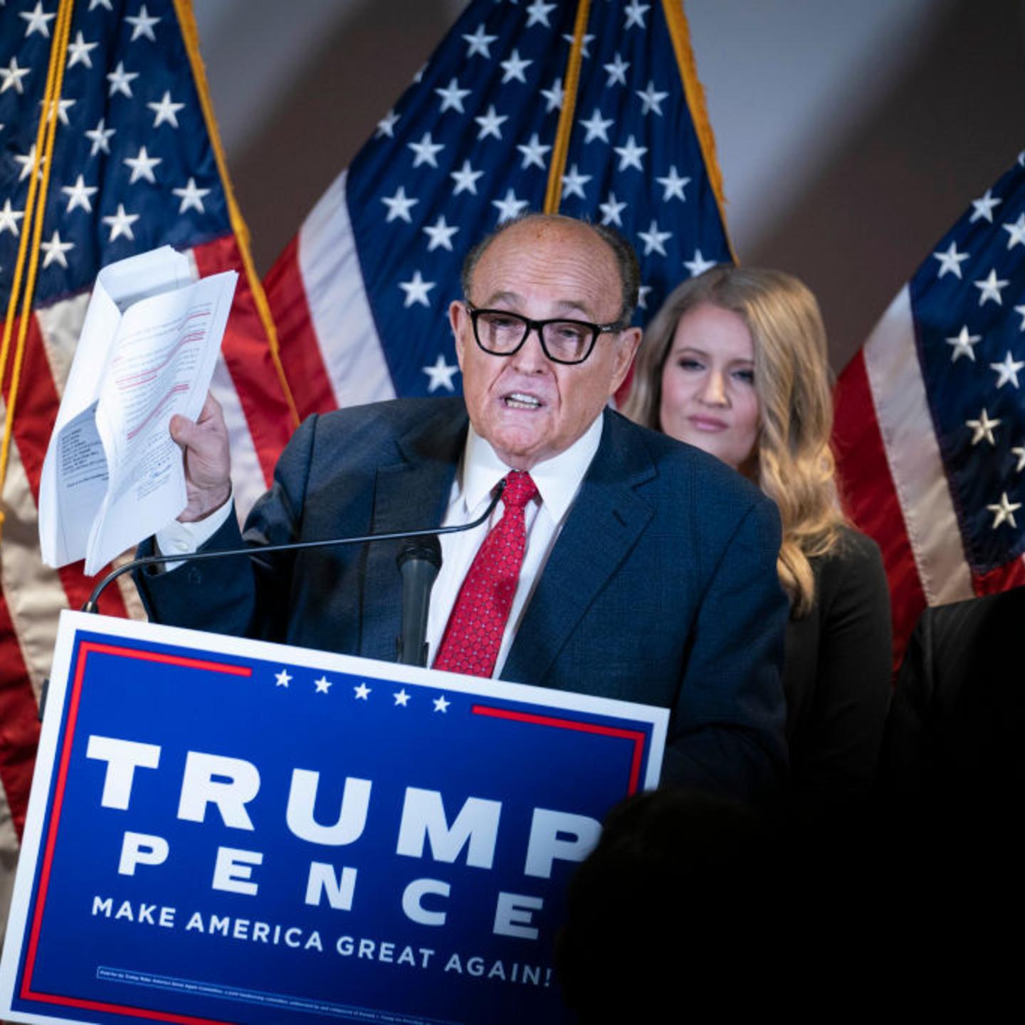 Rudy Giuliani Holds News Conference in Washington About Voter Fraud