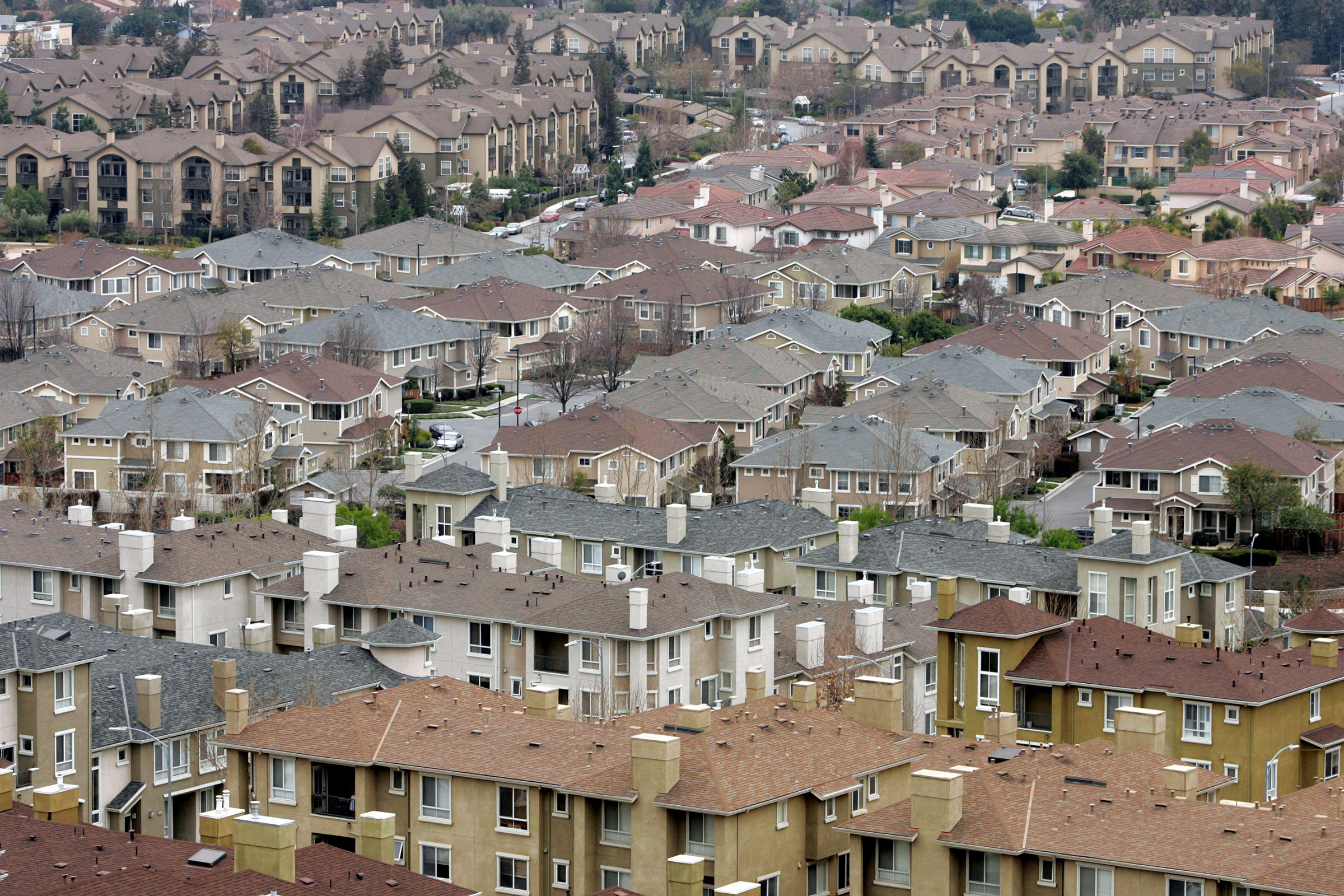 A residential area in San Jose, Calif.