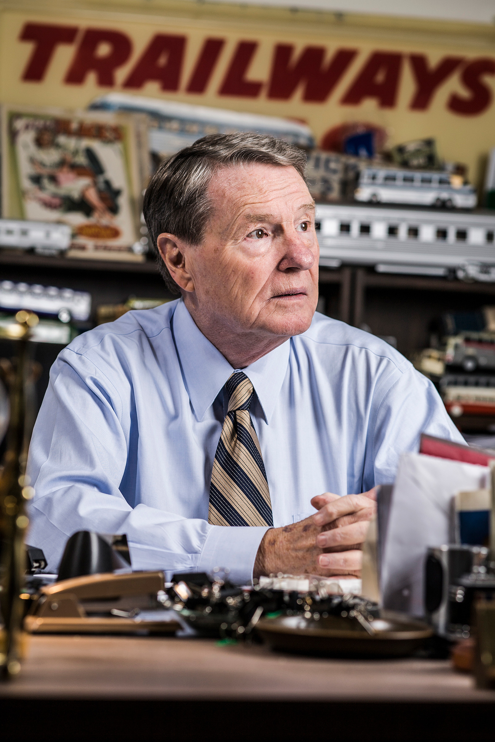 Lehrer at his office in Arlington, Va., in 2008