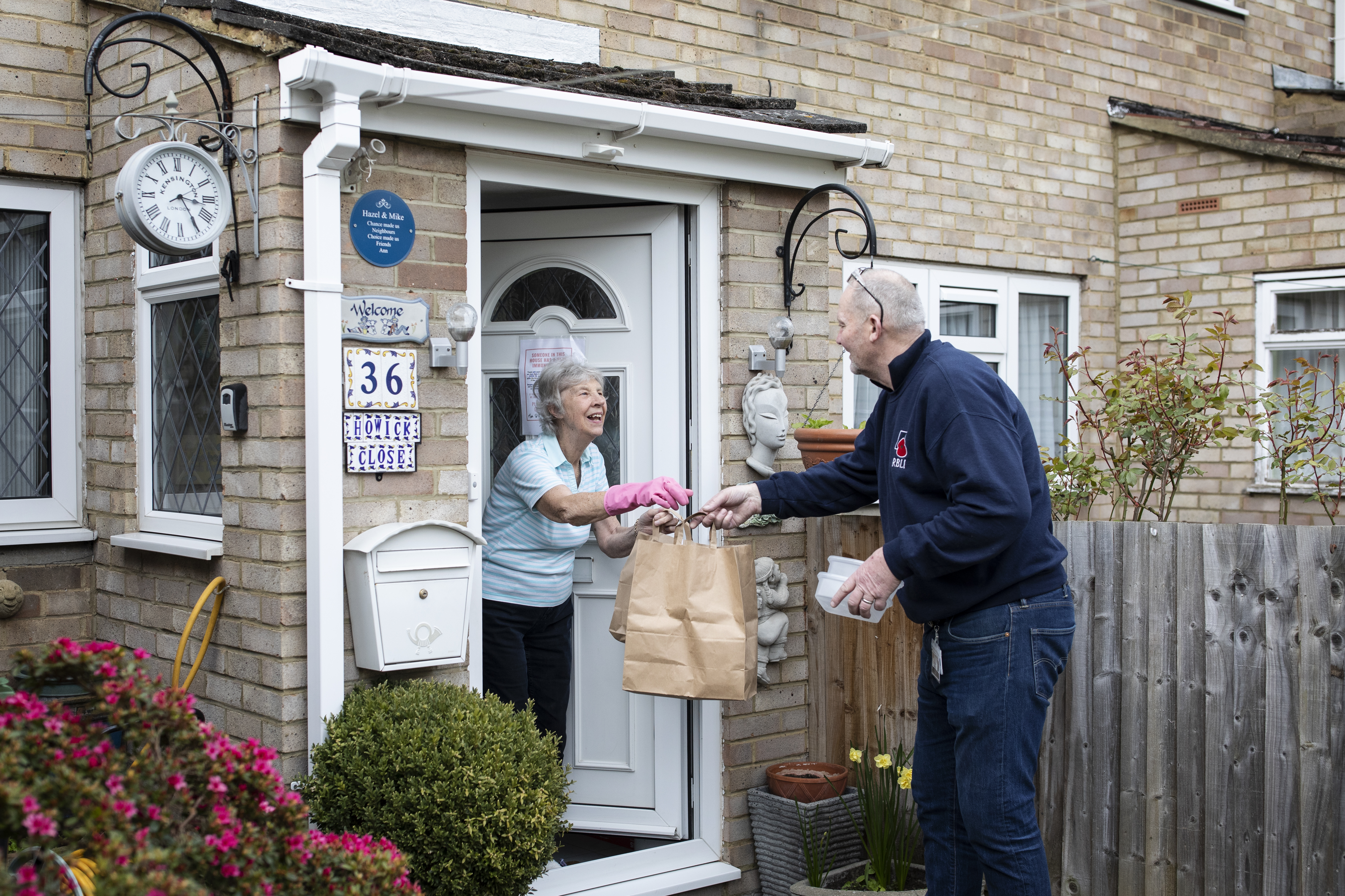 Volunteer Group Delivers Food To The Over Seventies During The Coronavirus Pandemic