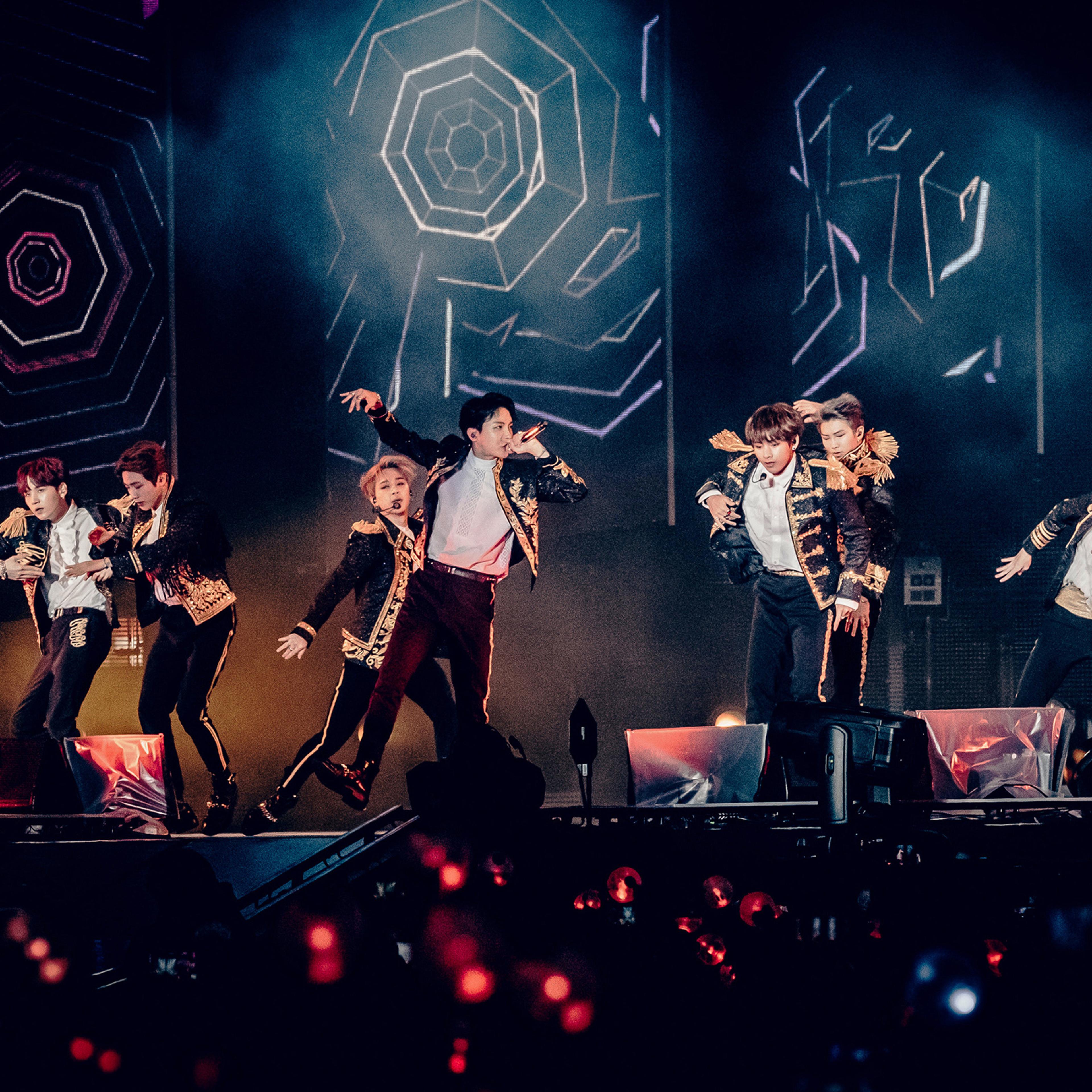 BTS performs at Citi Field in New York, Oct. 6, 2018