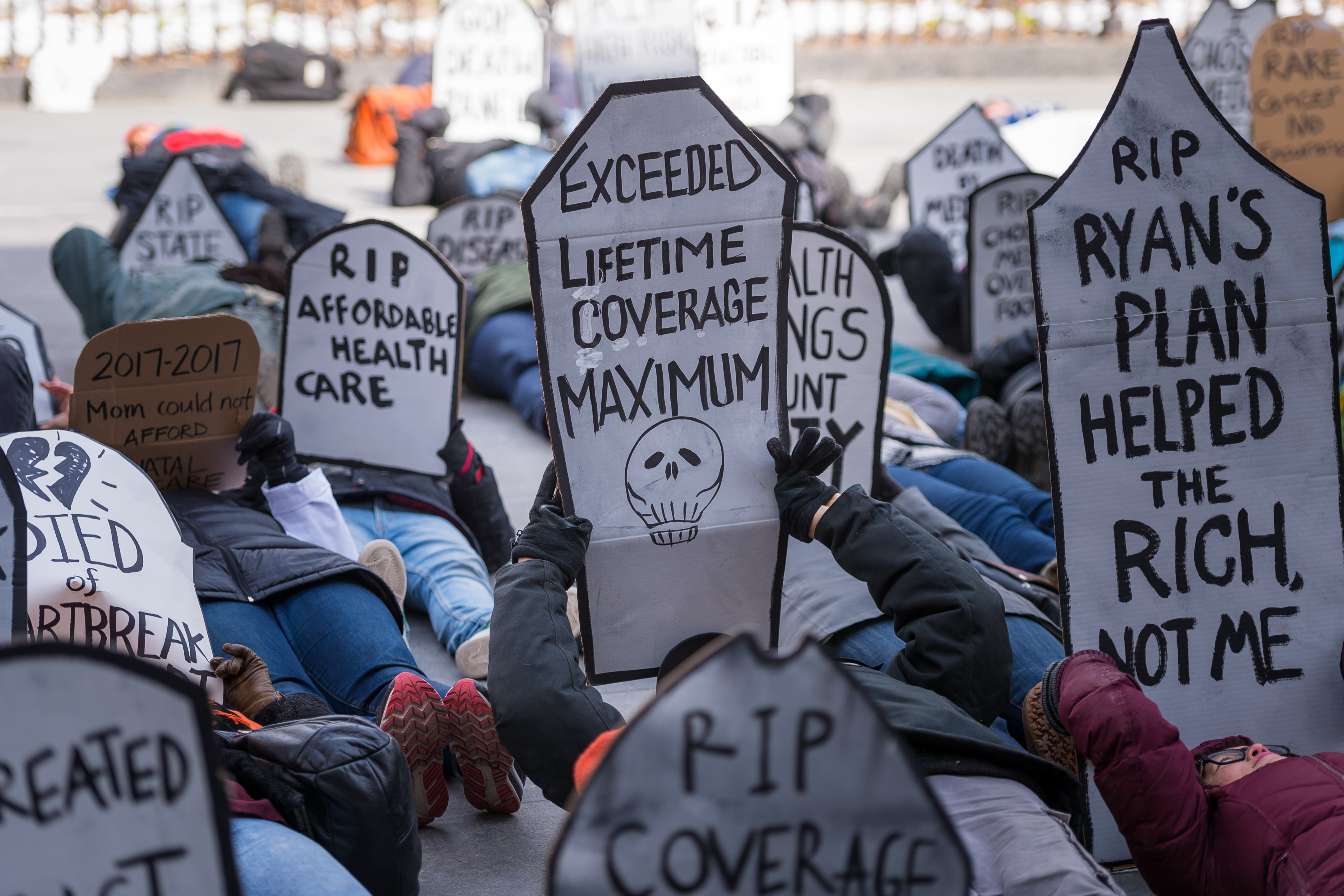 Activists gathered near Brooklyn Borough Hall  where the