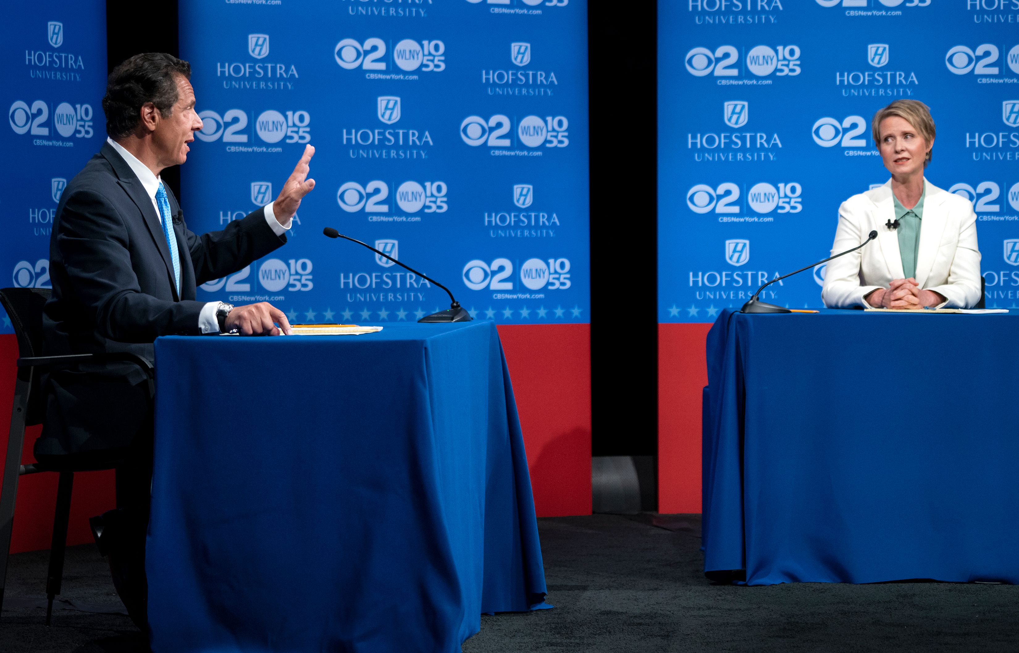 US-VOTE-DEBATE-GOVERNOR-NEWYORK