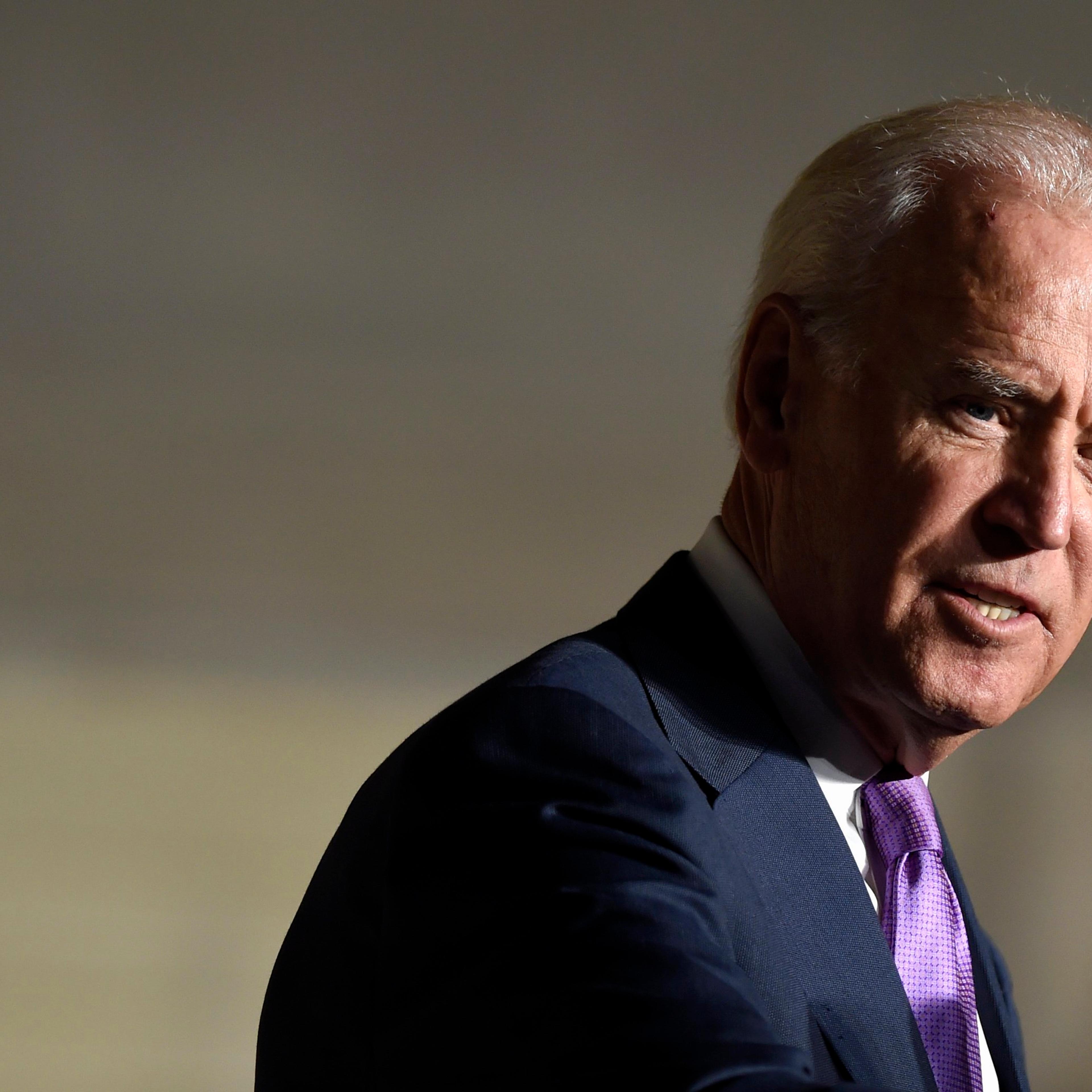 Vice President Joe Biden commemorates the 20th Anniversary of the Violence Against Women Act at the National Archives in Washington on Sept. 9, 2014.
