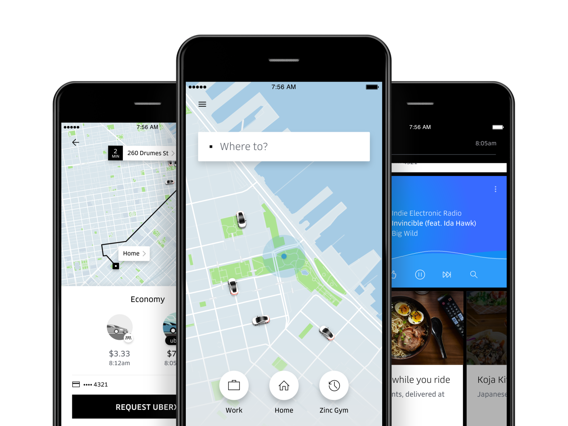 The updated Uber app will make suggestions about where a rider might want to go based on machine learning and new features like calendar integration.