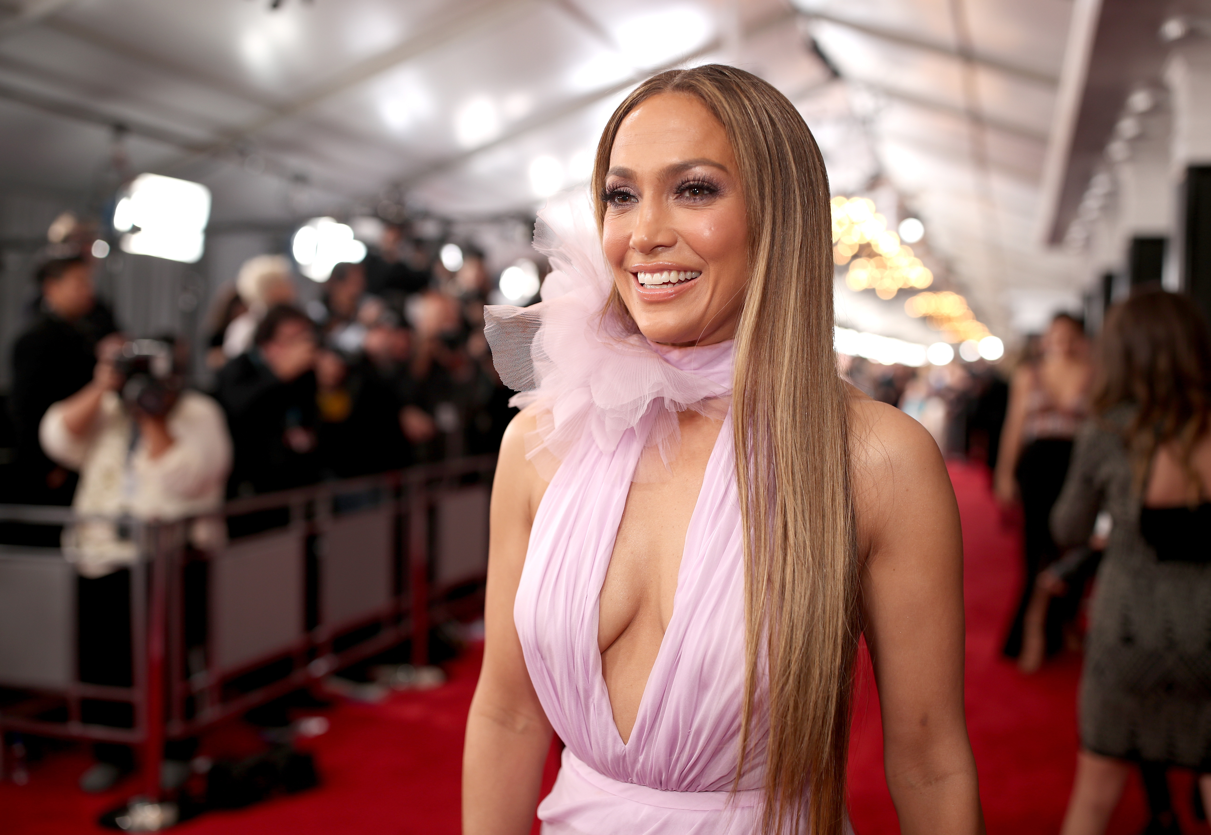 jennifer lopez versace dress Jennifer Lopez Closes Versace Show in Dress That Broke the Internet