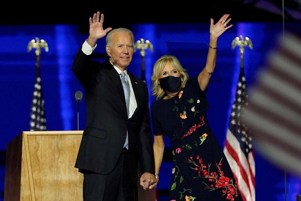 President-elect Joe Biden with his wife Jill Biden