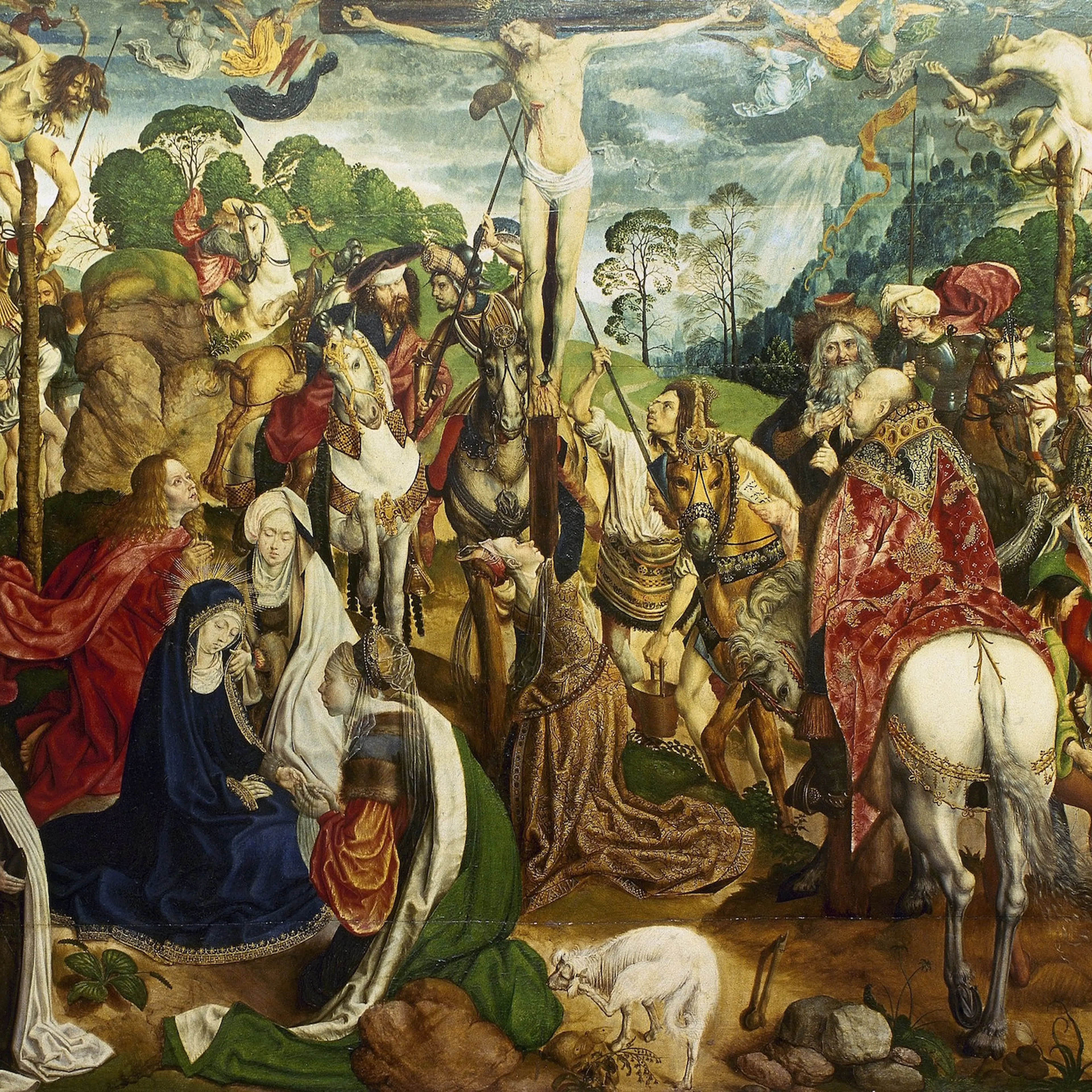 The Aachen Passion Altar. 1505-1510.
