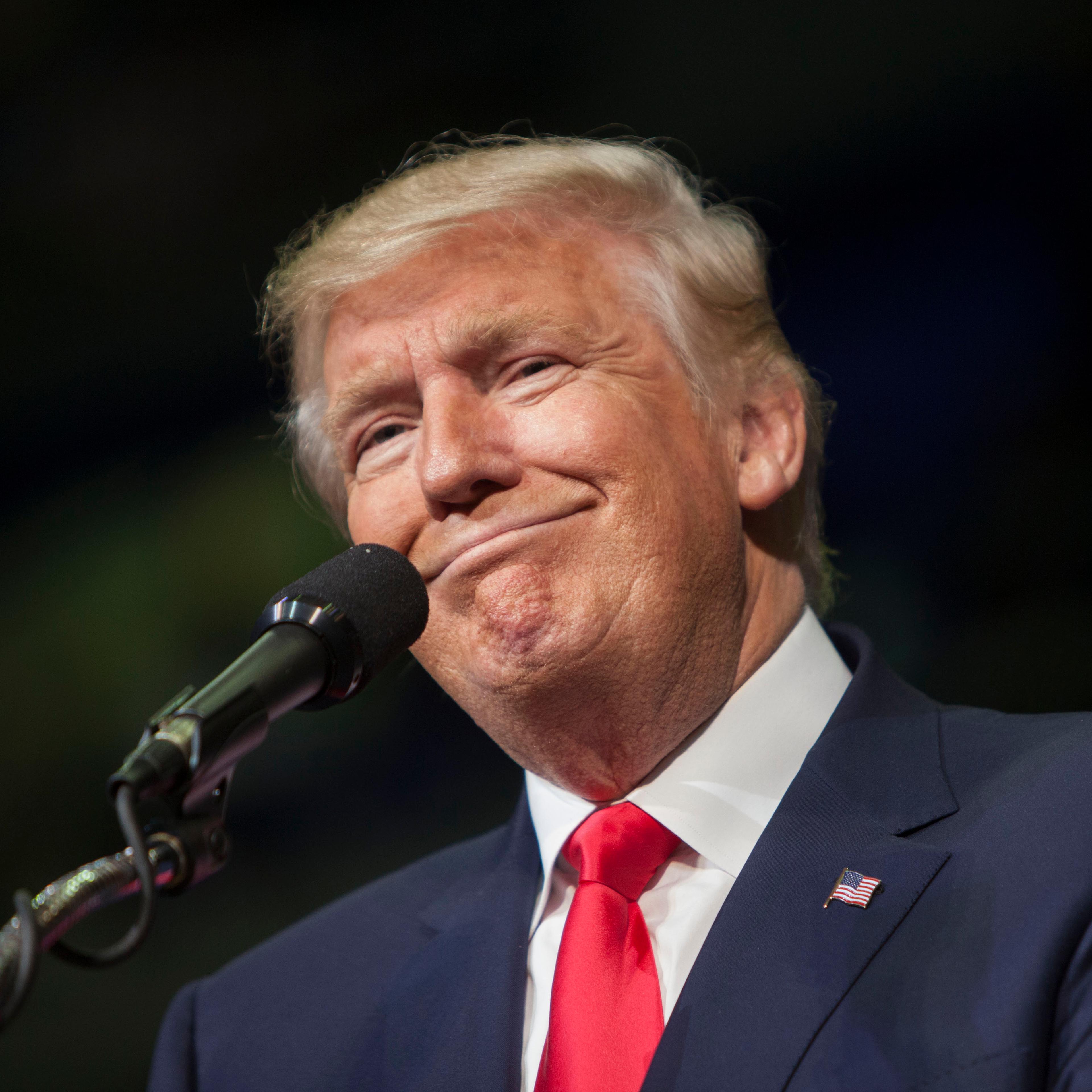 Donald Trump Holds Rally In Wilkes-Barre, PA