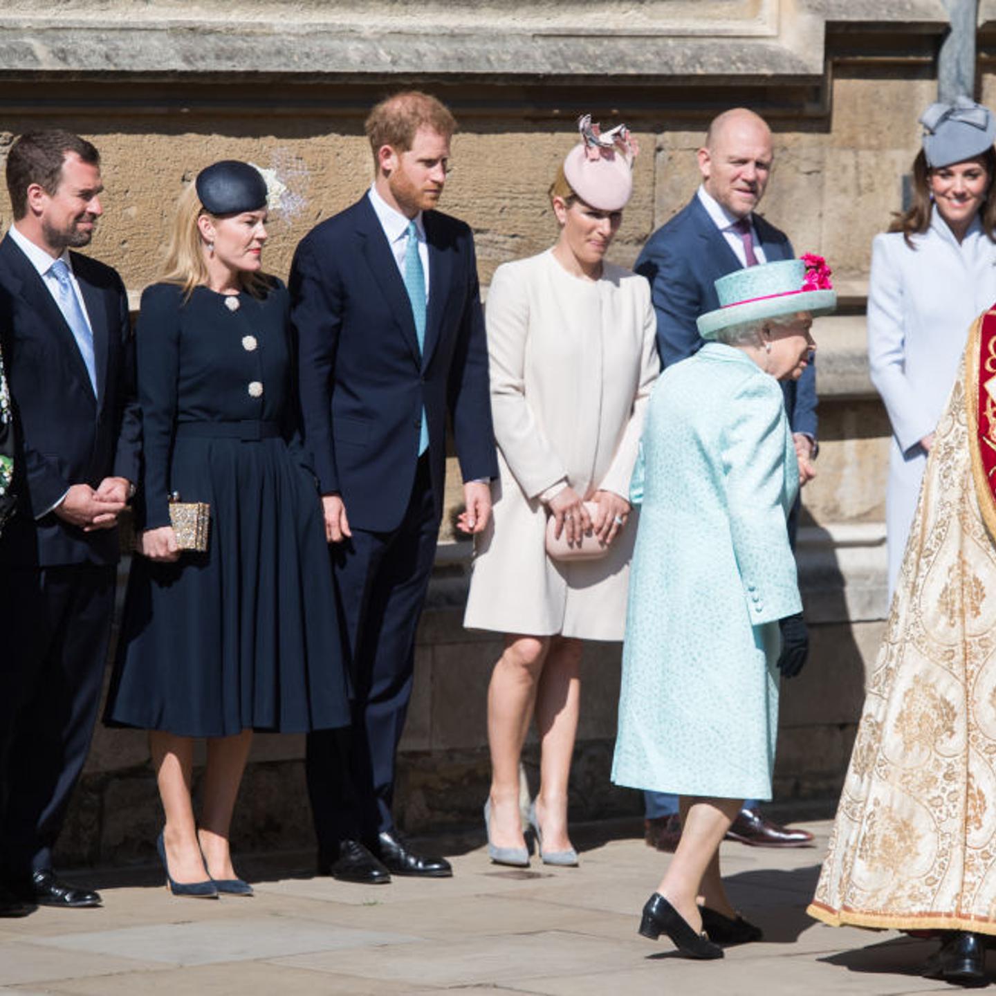 The Royal Family Attend Easter Service At St George's Chapel, Windsor
