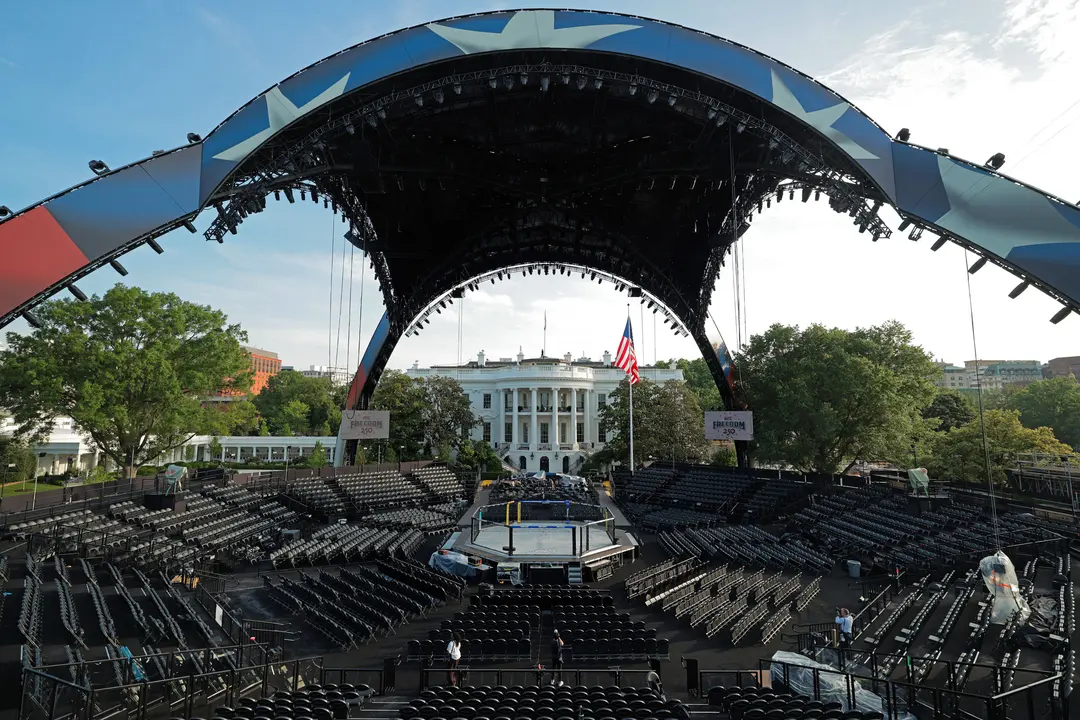 Inside The Massive Arena For The UFC White House Cage Match inside-the-massive-arena-for-the-ufc-white-house-cage-match