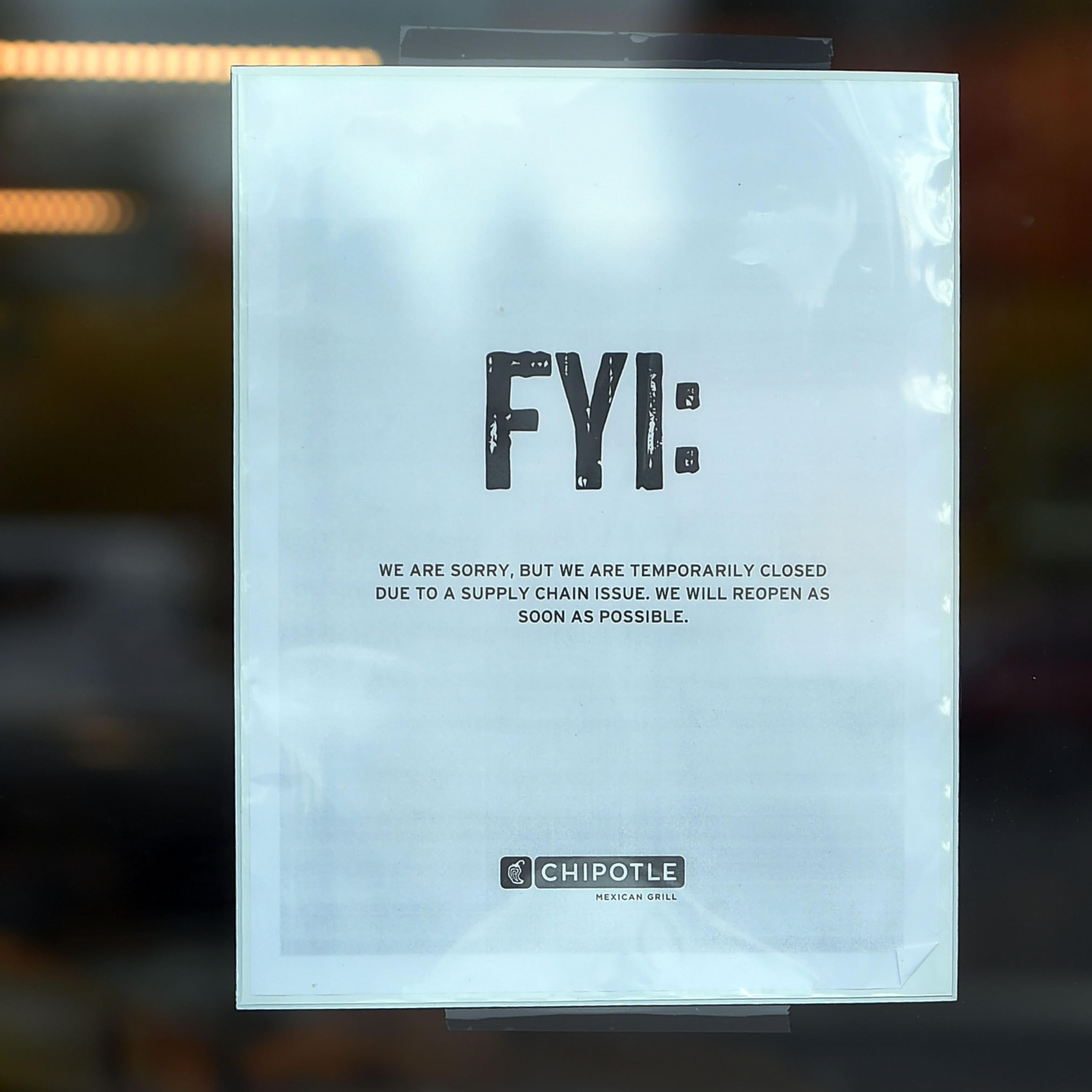 Chipotle Closes Over 40 Restaurants In Portland Area Over E. Coli Outbreak