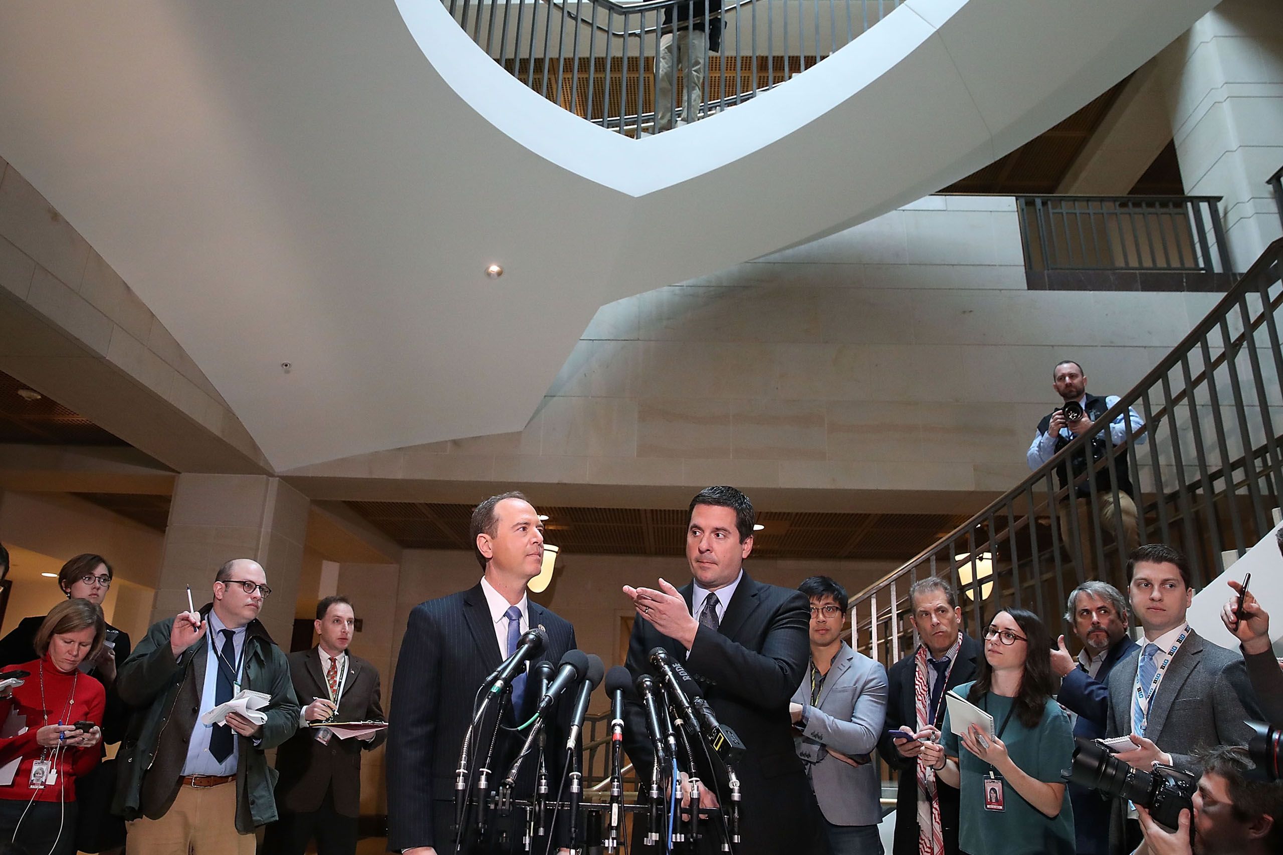 House Intelligence Committee Chairman Devin Nunes And Rep. Schiff Discuss Committee's Investigation Into Russia