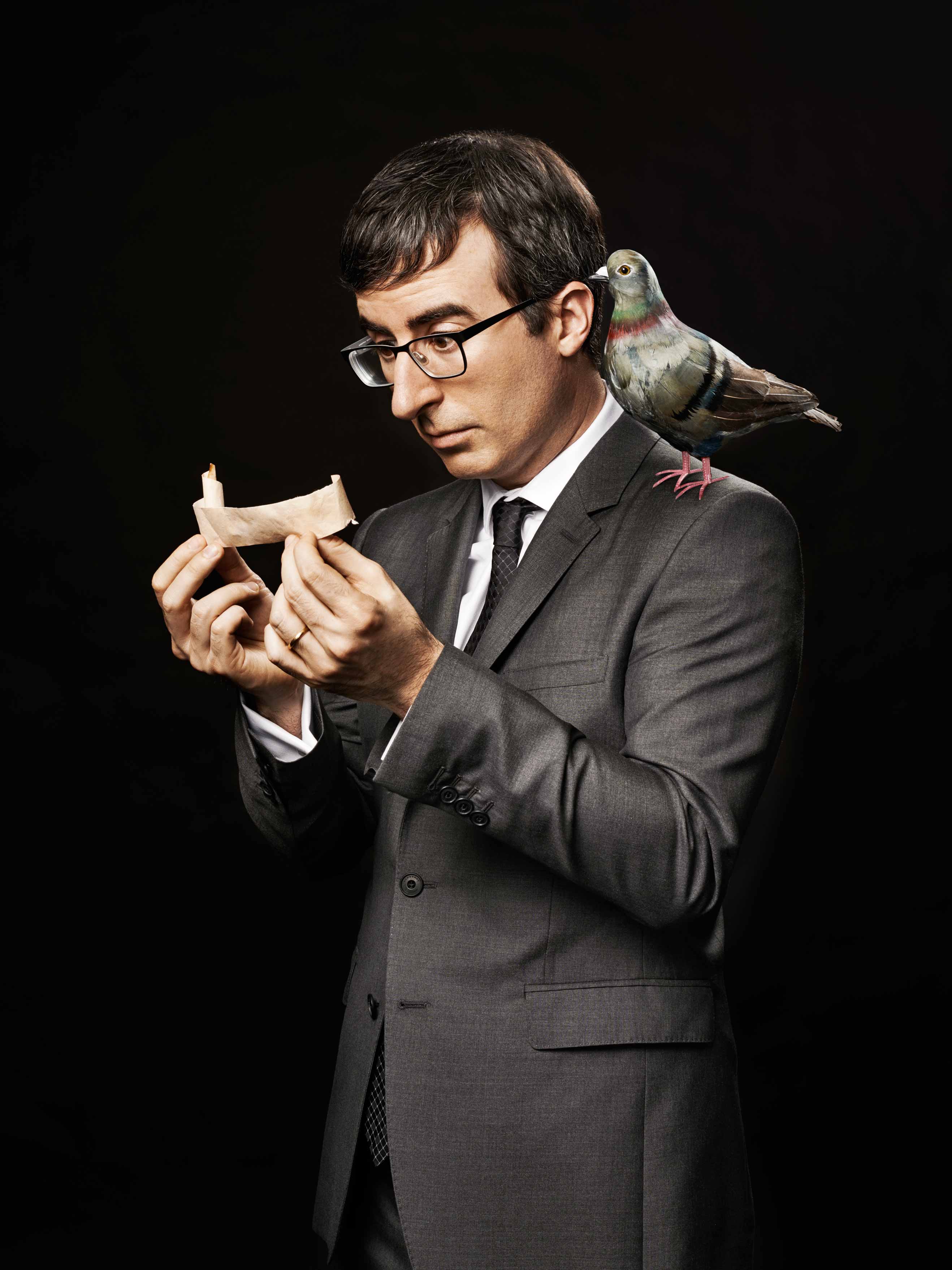 John Oliver Portrait by Peter Yang HBO Comedian Stand-Up Comic Last Week Tonight With John Oliver