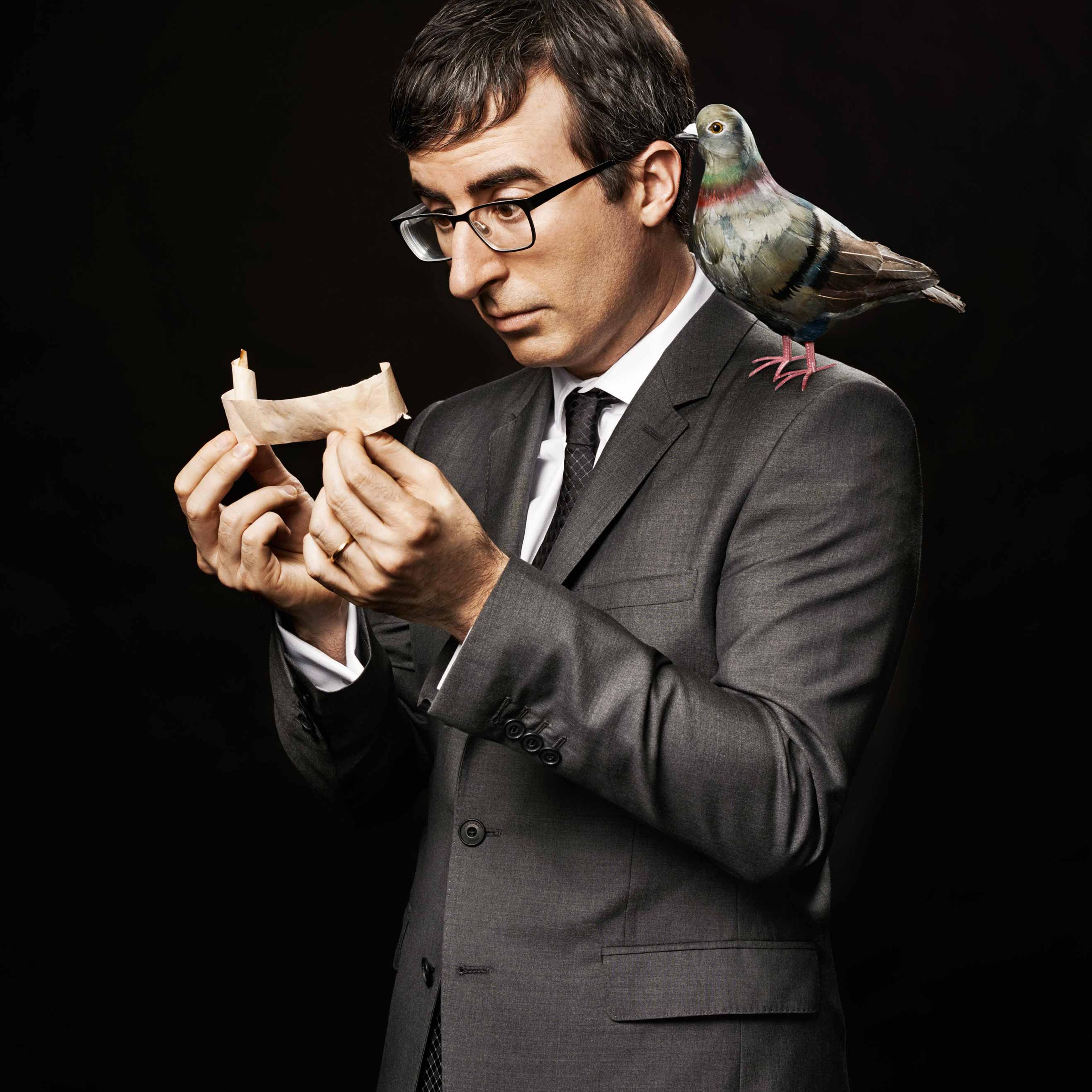 John Oliver Portrait by Peter Yang HBO Comedian Stand-Up Comic Last Week Tonight With John Oliver