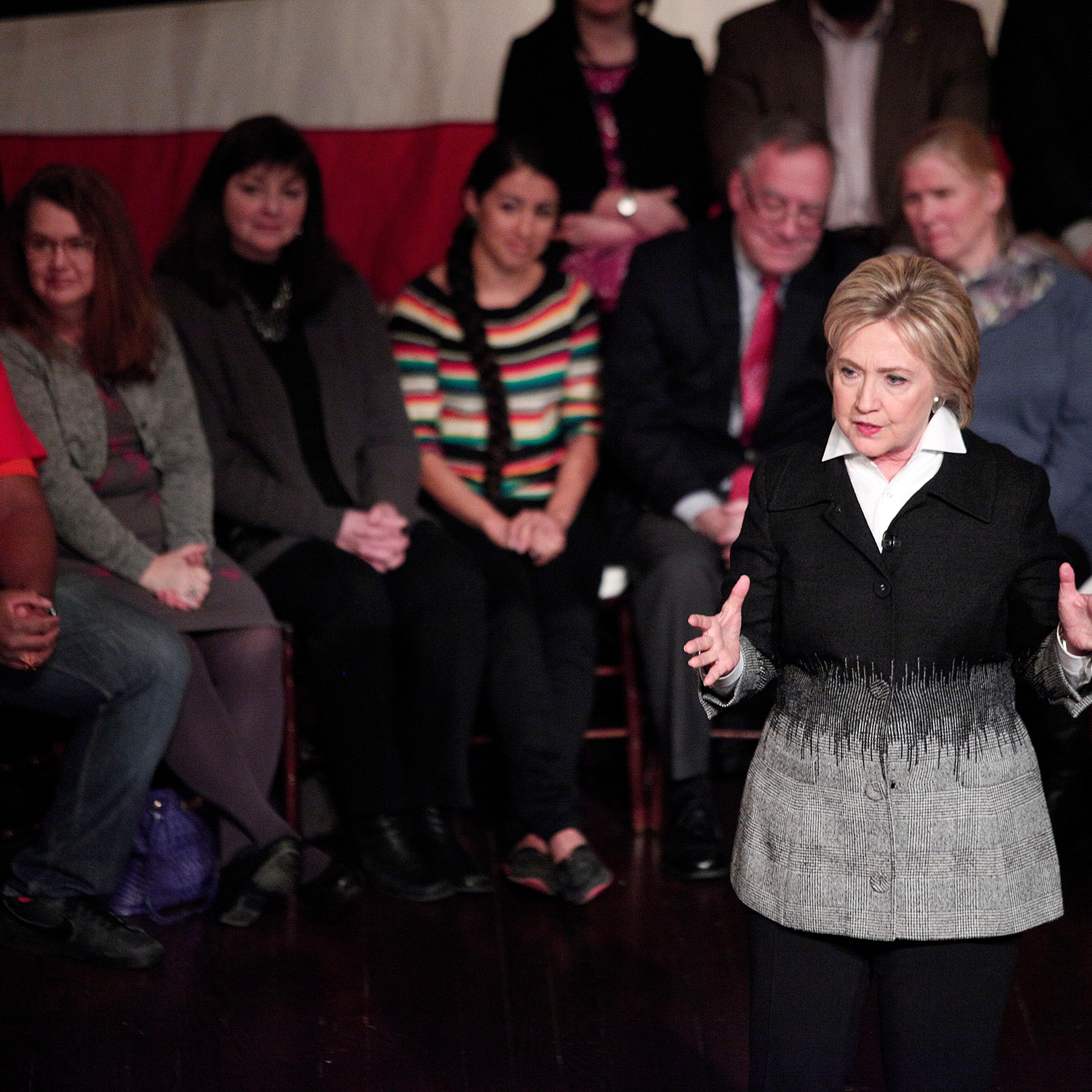 Clinton And Sanders Attend Presidential Town Hall In Detroit