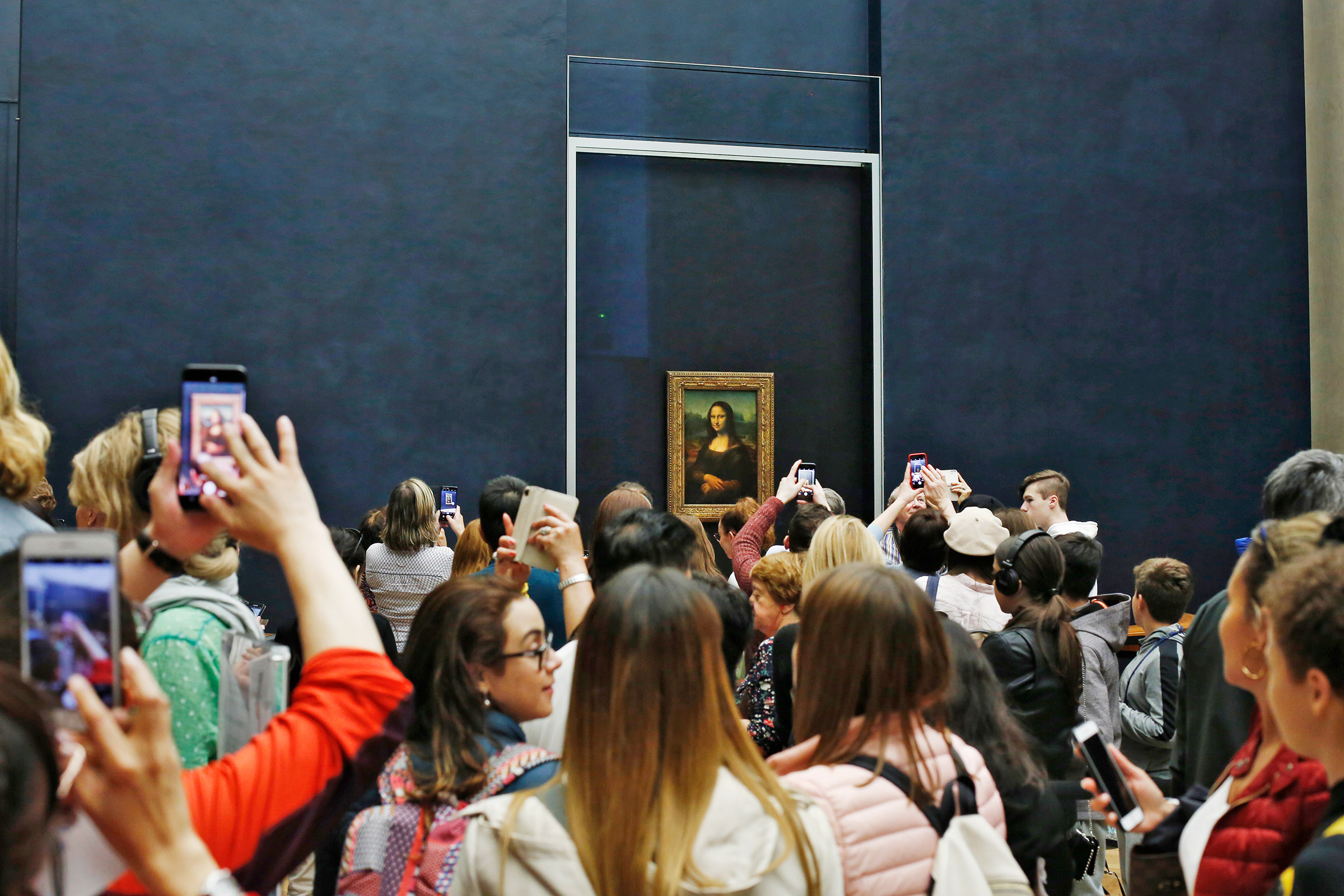Leonardo Da Vinci in the Louvre
