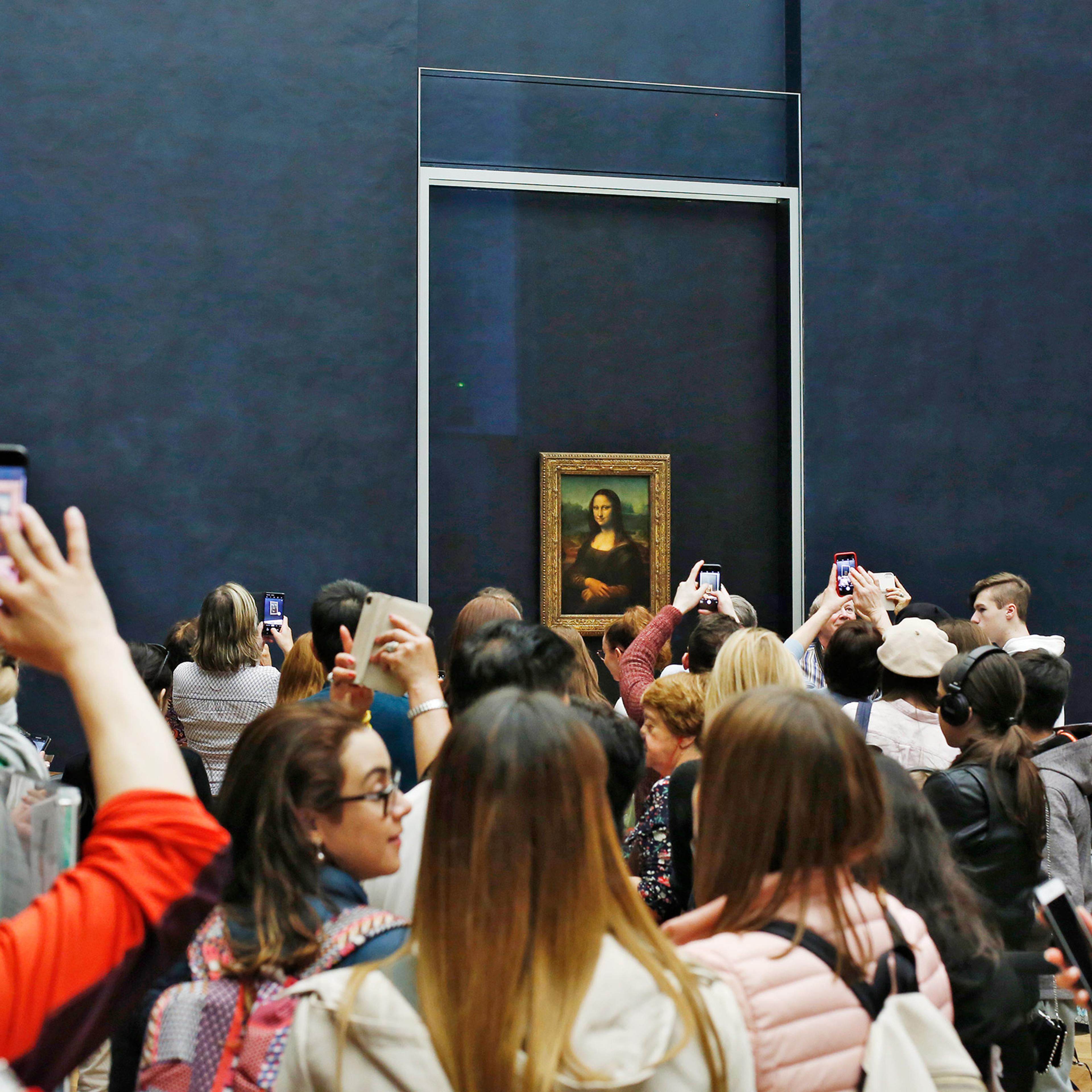 Leonardo Da Vinci in the Louvre