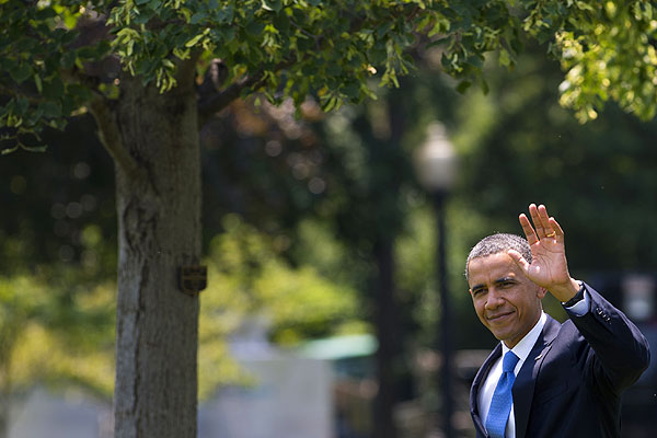 After Health Care Ruling, Team Obama Breathes a Sigh of Relief and Moves On