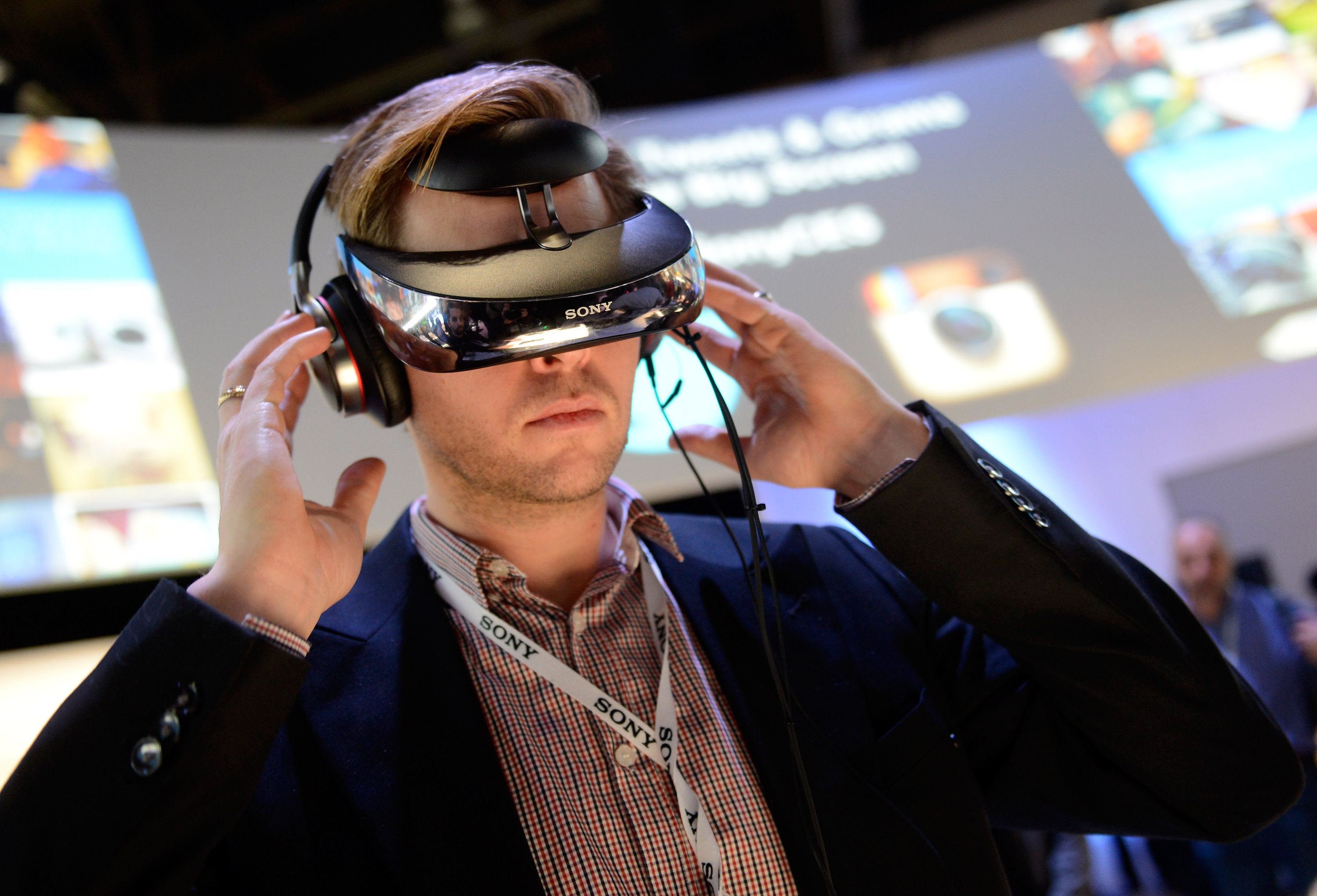 at the 2014 International CES at the Las Vegas Convention Center on January 7, 2014 in Las Vegas, Nevada. CES, the world's largest annual consumer technology trade show, runs through January 10 and is expected to feature 3,200 exhibitors showing off thei