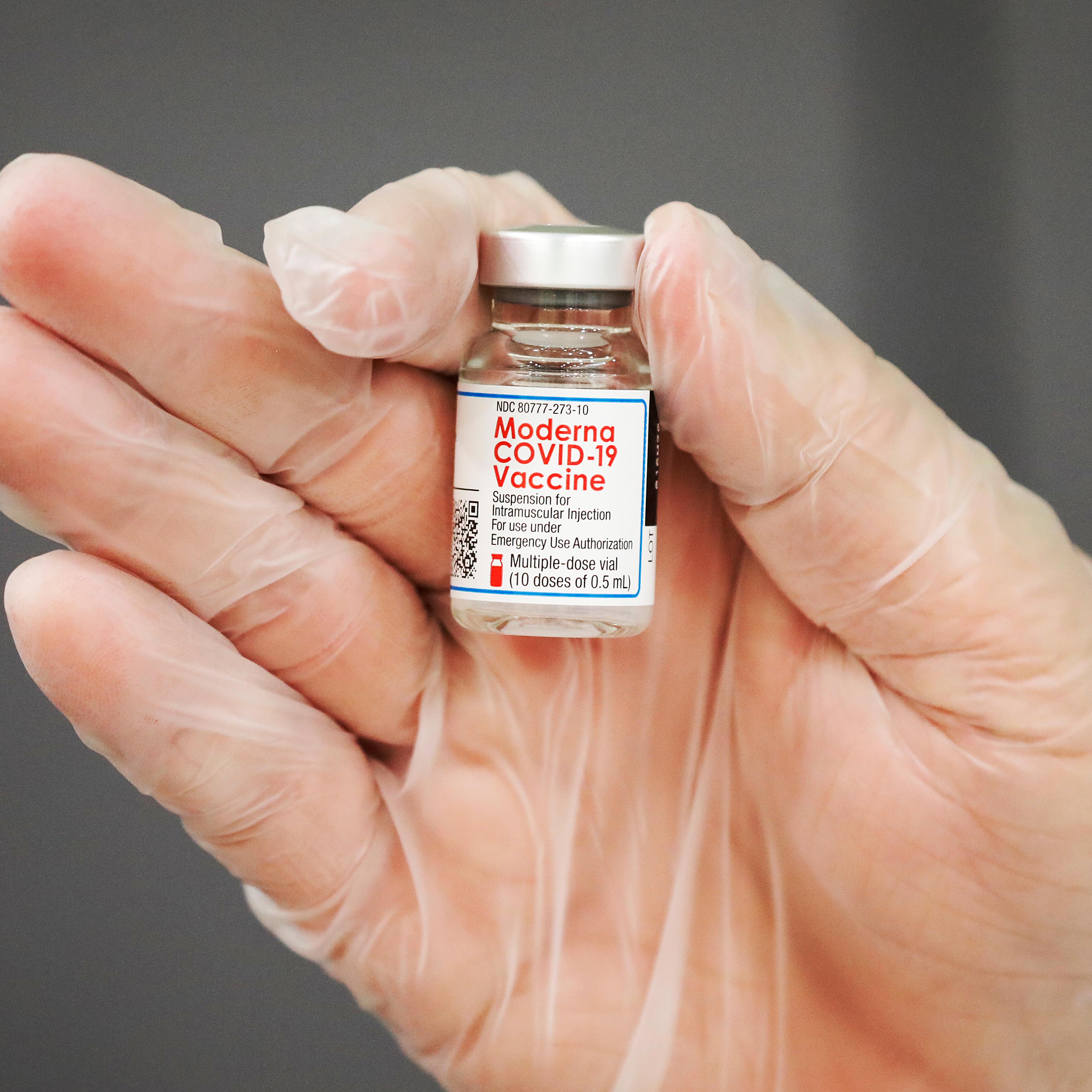 Los Angeles Unified employees receiving their first dose of the vaccine Wednesday morning as the Moderna vaccine will be administered by Los Angeles Unified school nurses