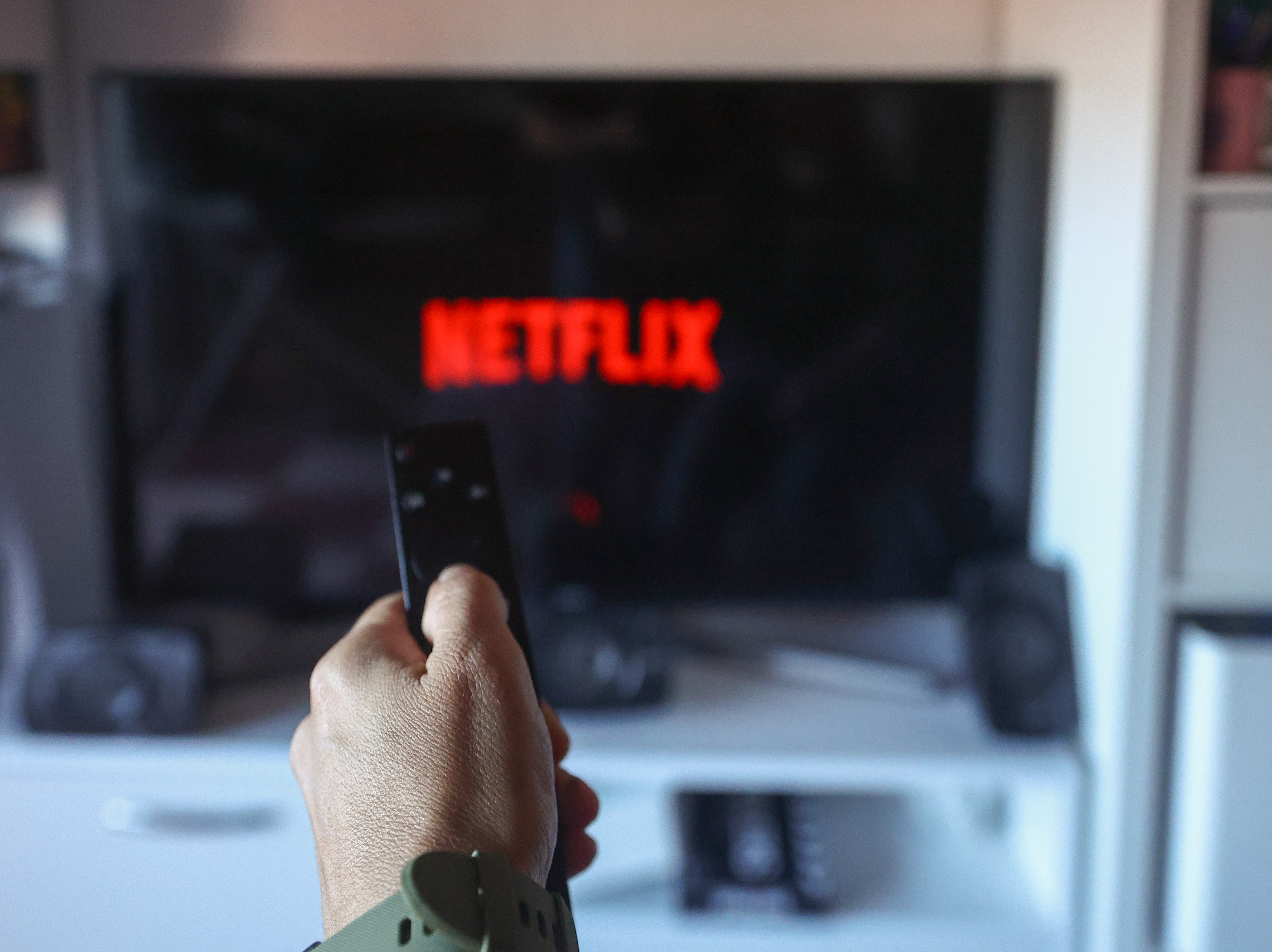 A user connects to the Netflix platform in Madrid, Spain, on Oct. 14, 2022.