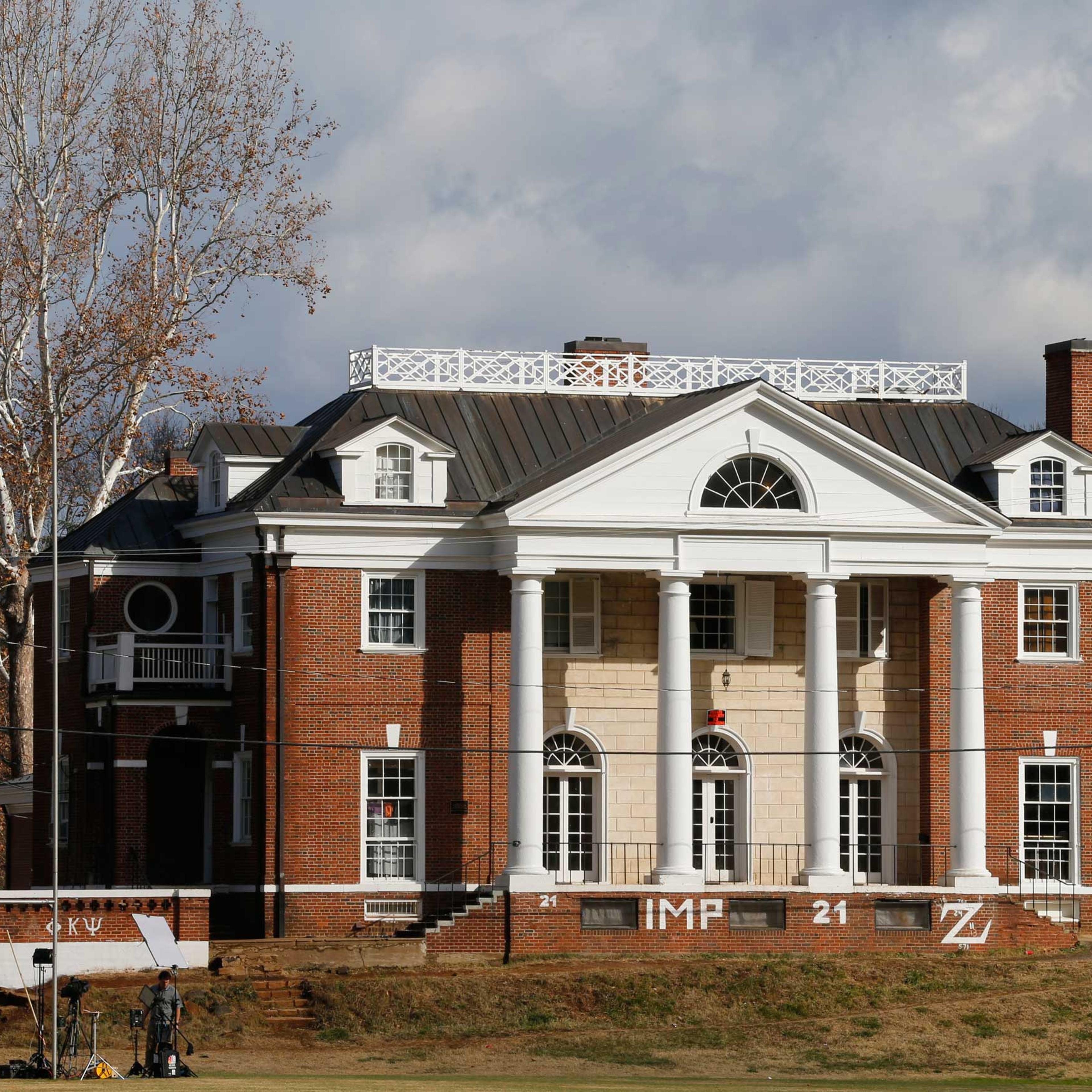 The Phi Kappa Psi fraternity house at the University of Virginia in Charlottesville, Va., Nov. 24, 2014. A Rolling Stone article last week alleged a gang rape at the house which has since suspended operations.