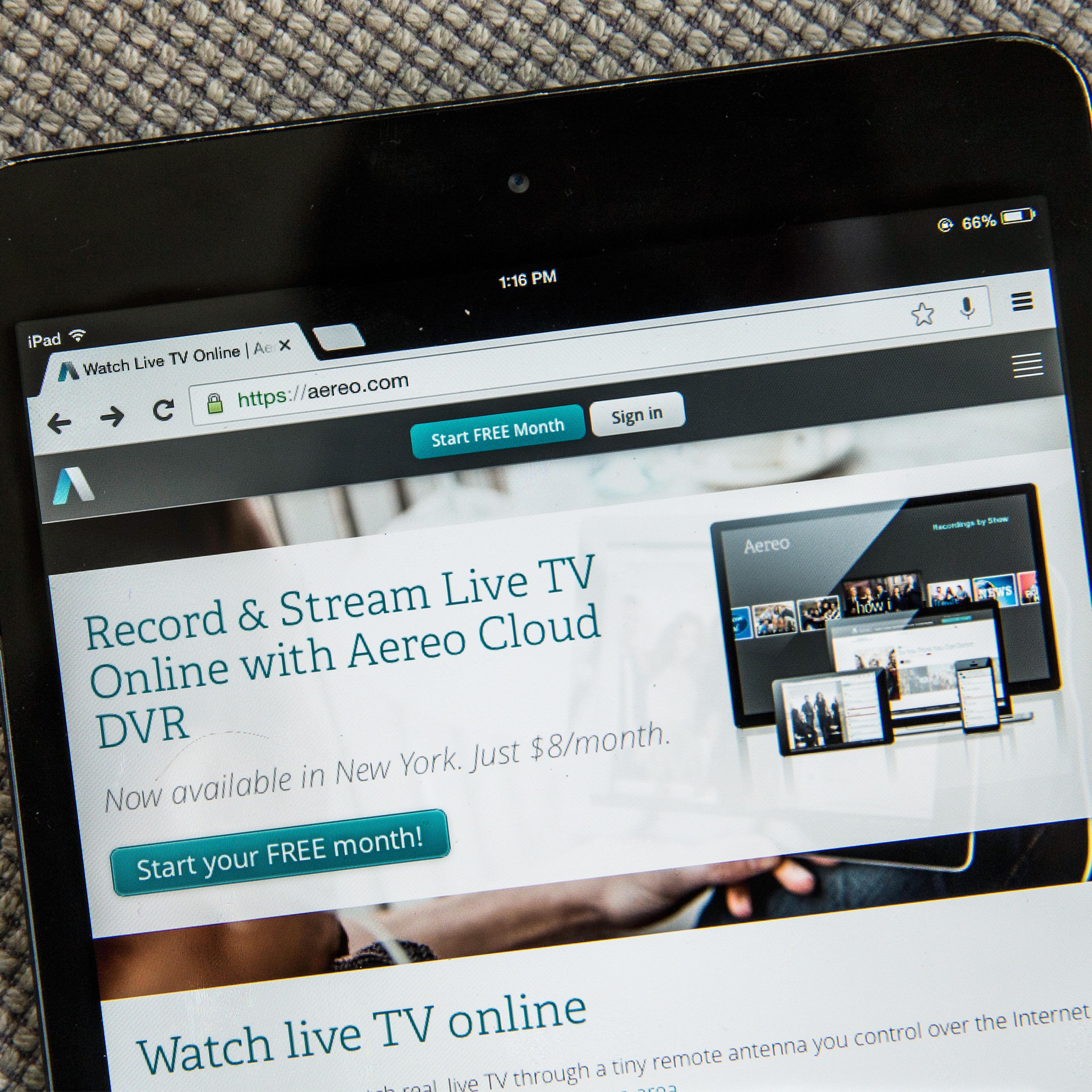 Supreme Court Hears Case Pinning Startup Internet TV Company Aereo Against Major Broadcast Networks