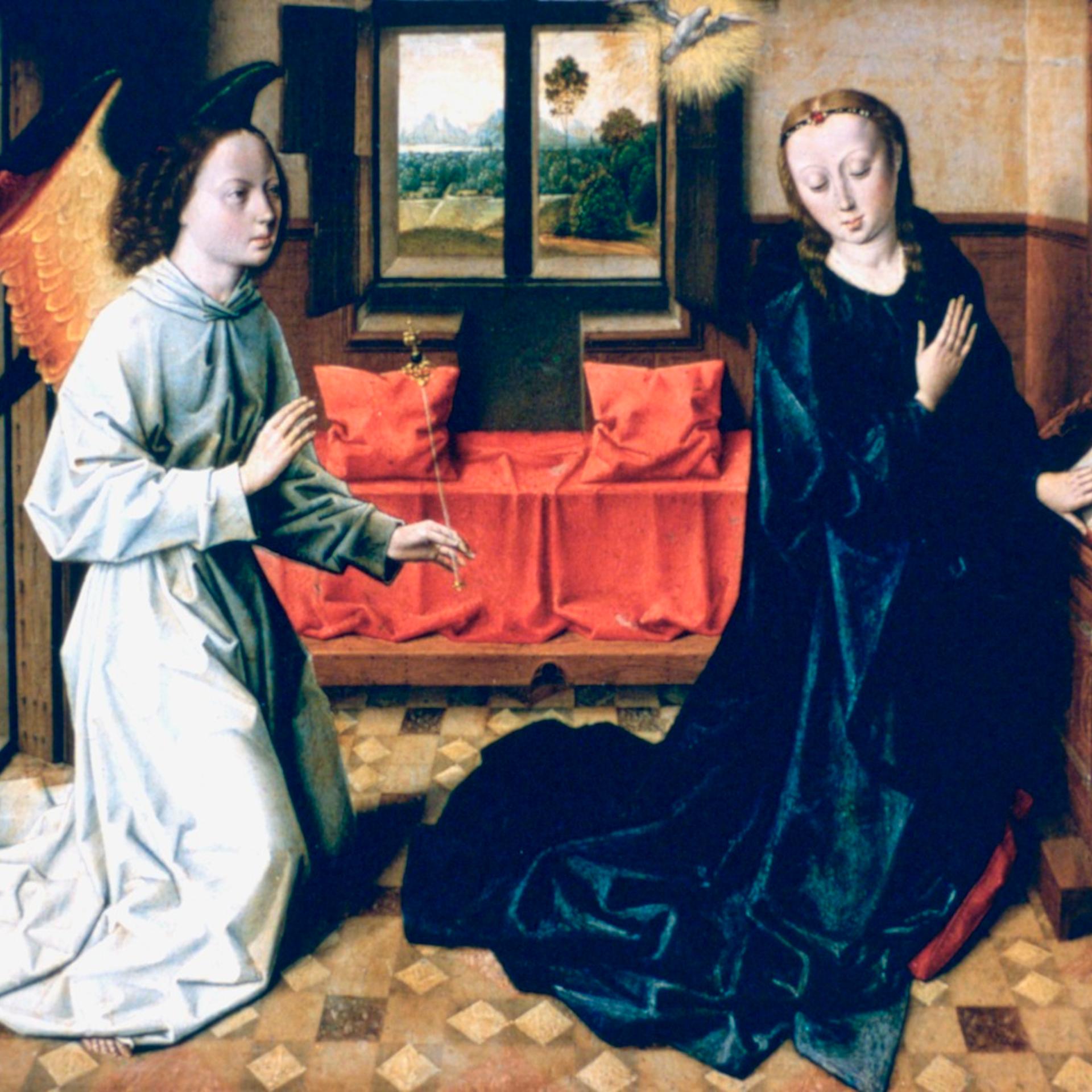 'The Annunciation', 1465-1470. Artist: Dieric Bouts