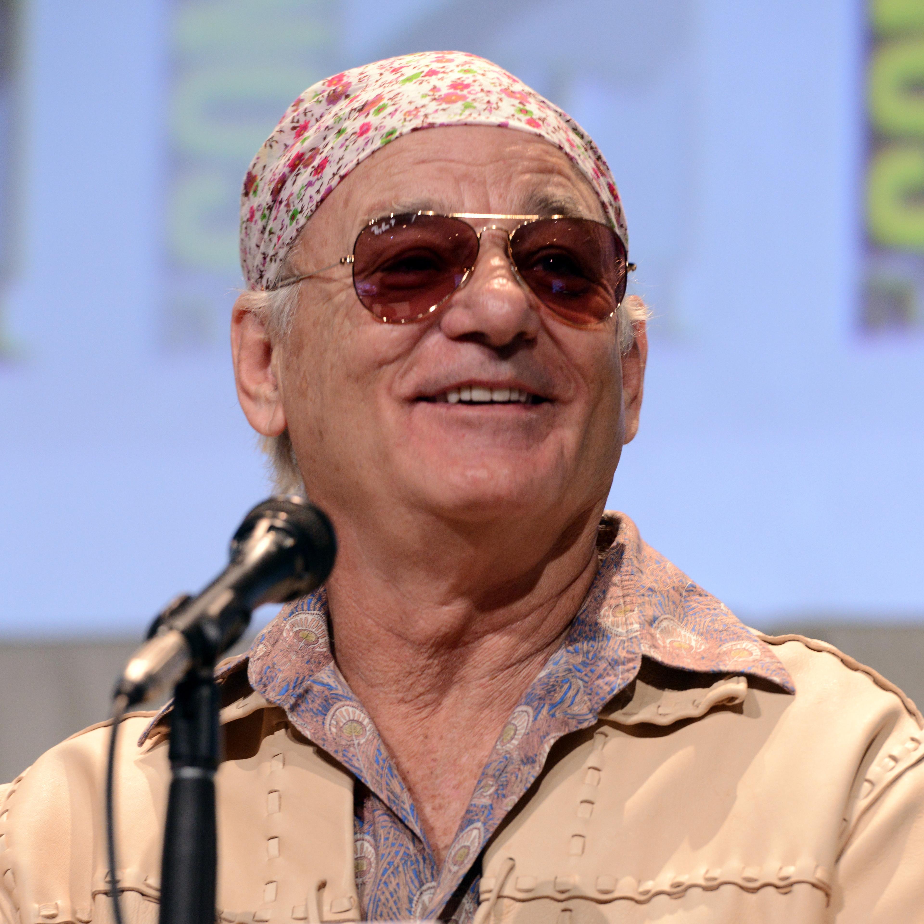 Bill Murray speaks at Comic-Con International 2015 in San Diego on July 9, 2015.