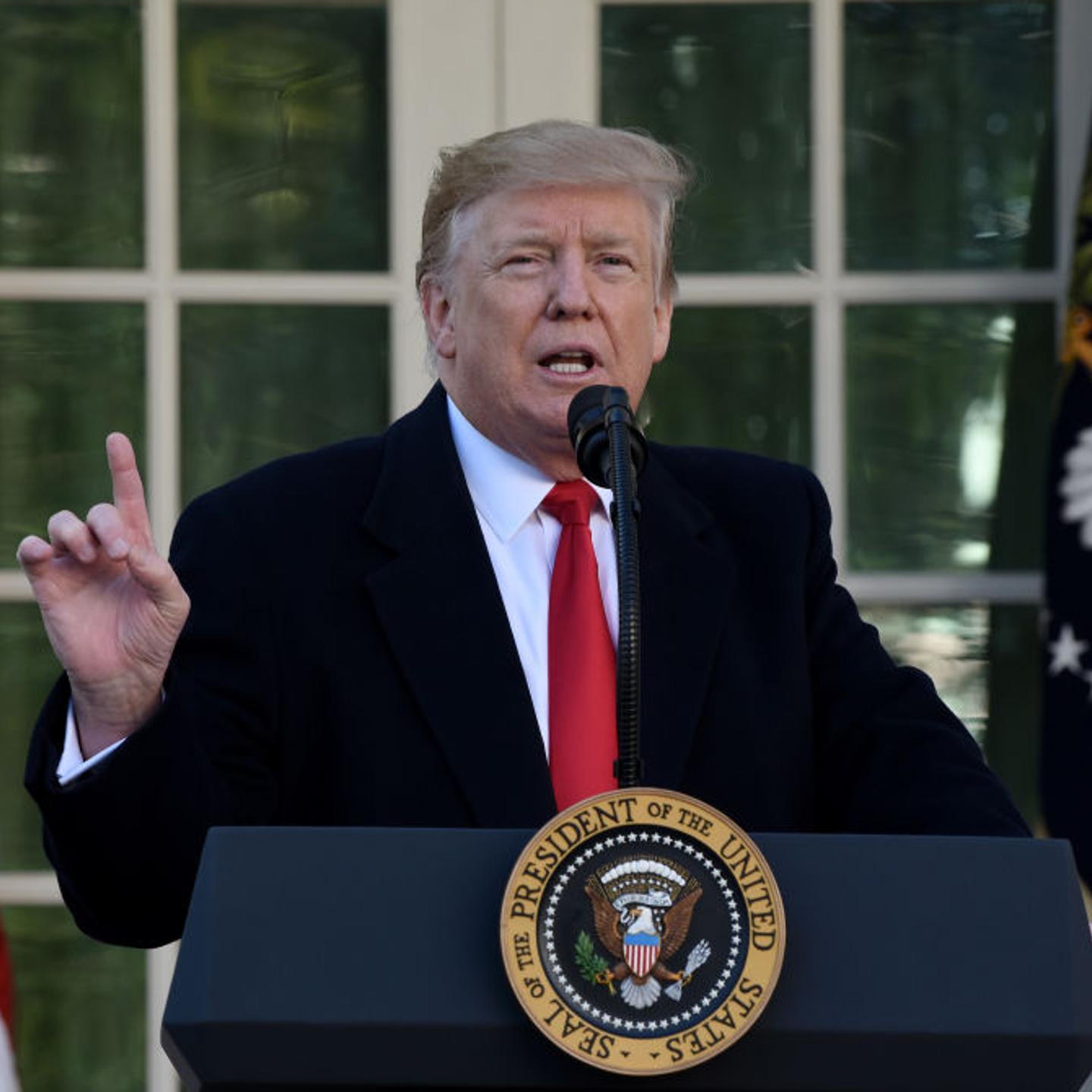 President Trump Speaks On Border Security And The Government Shutdown