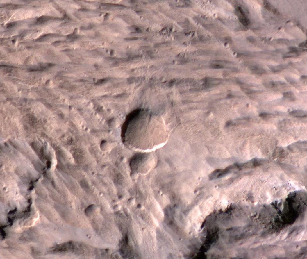 New crater discovered on Mars